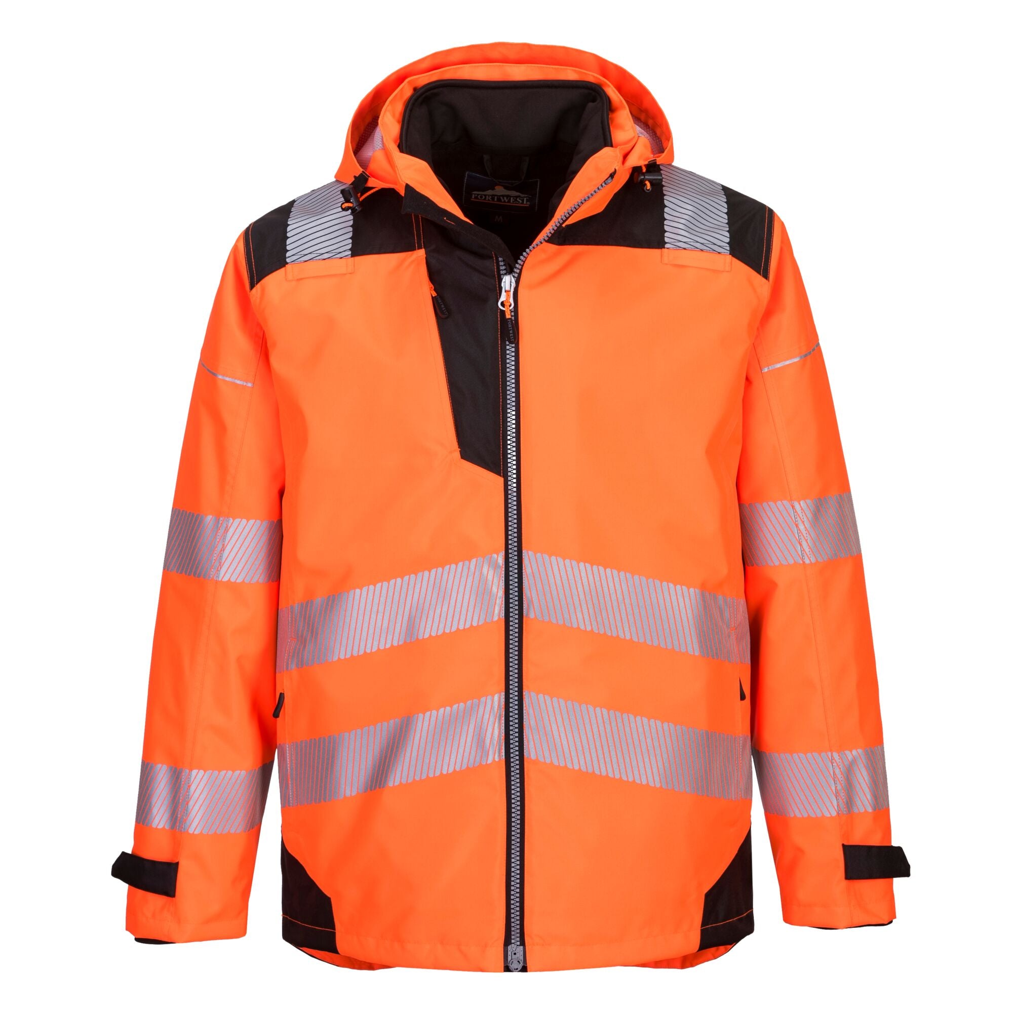 PW3 Hi-Vis 3-in-1 Jack - Oranje/Zwart - opname 4