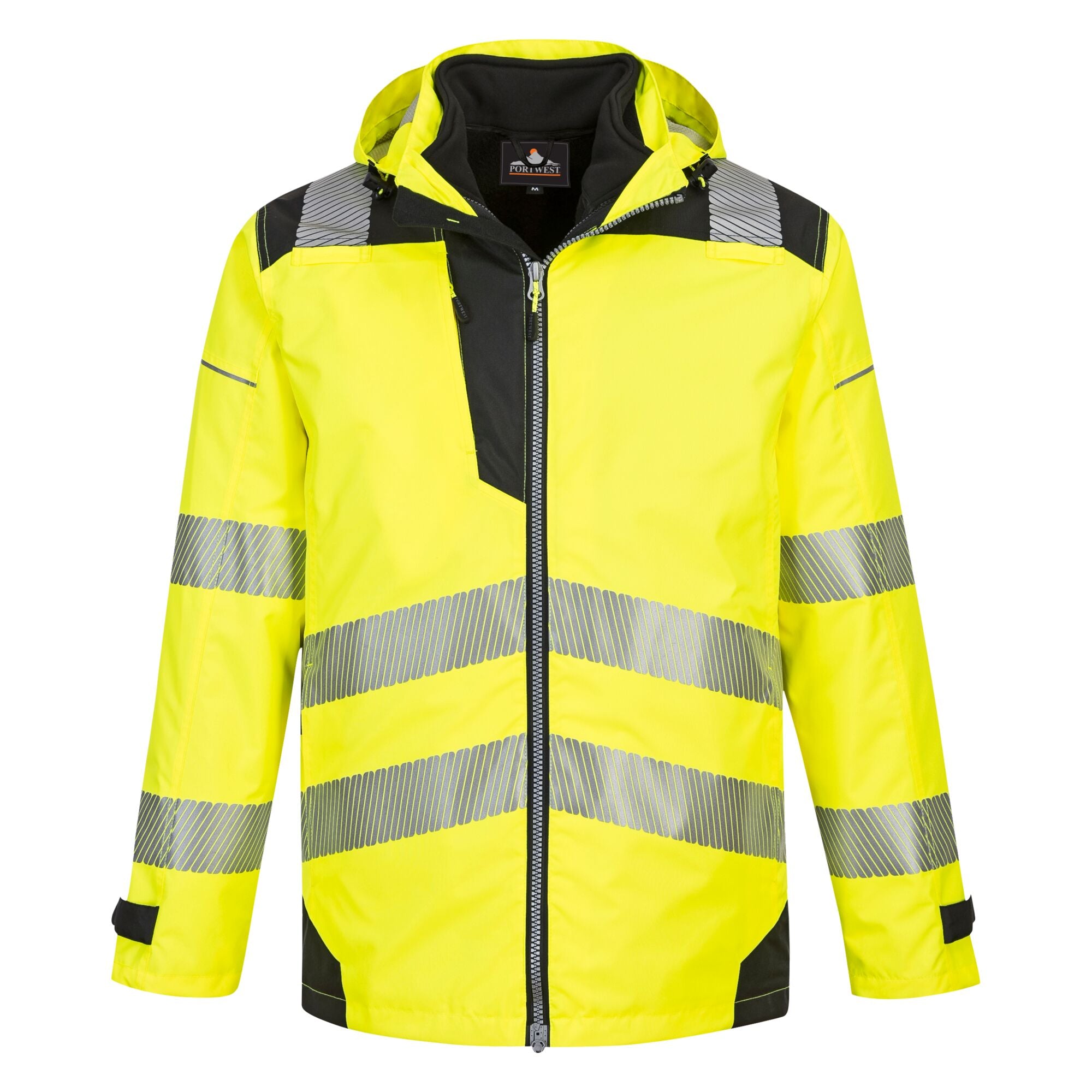 PW3 Hi-Vis 3-in-1 Jack - Geel/Zwart - opname 4