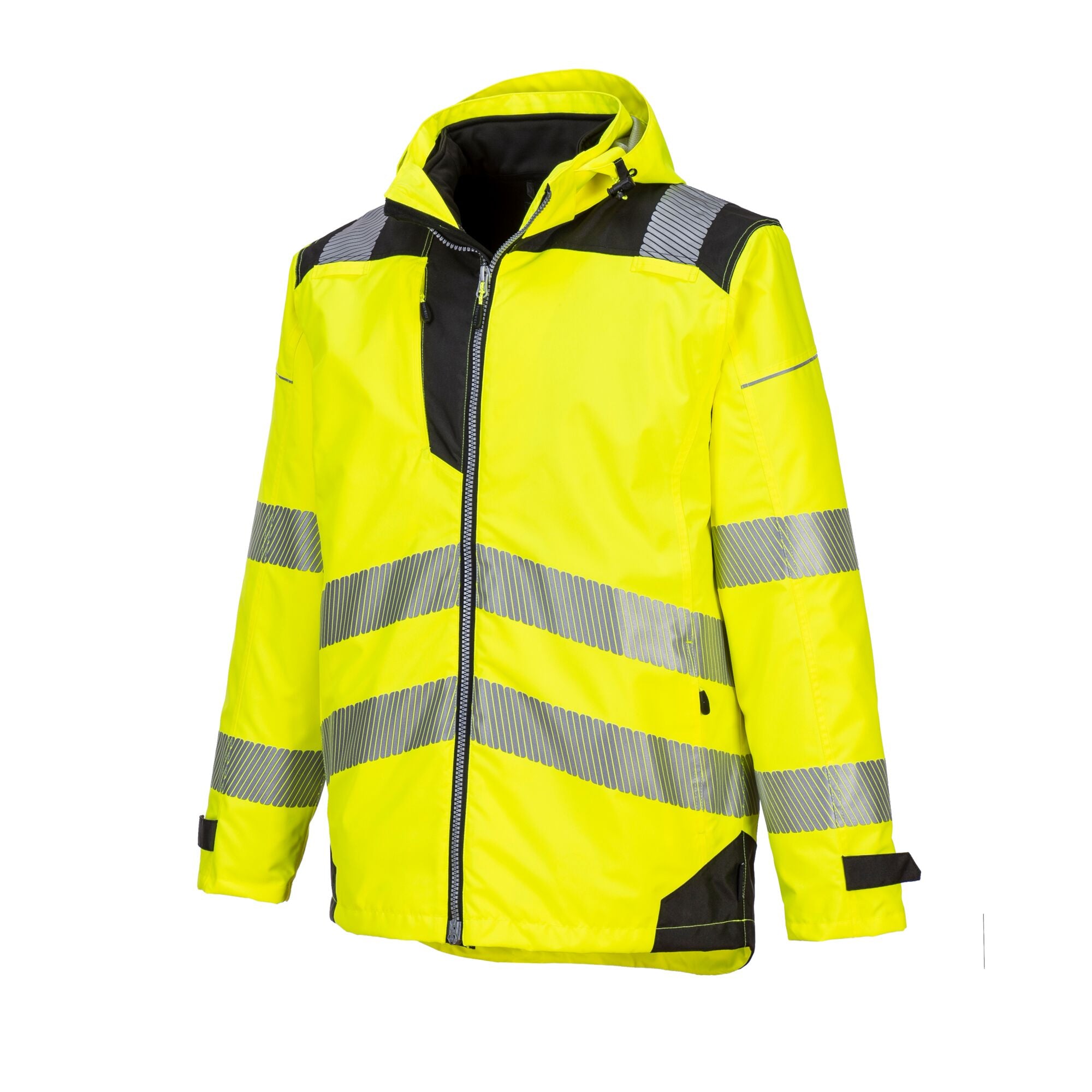 PW3 Hi-Vis 3-in-1 Jack - Geel/Zwart - opname 6