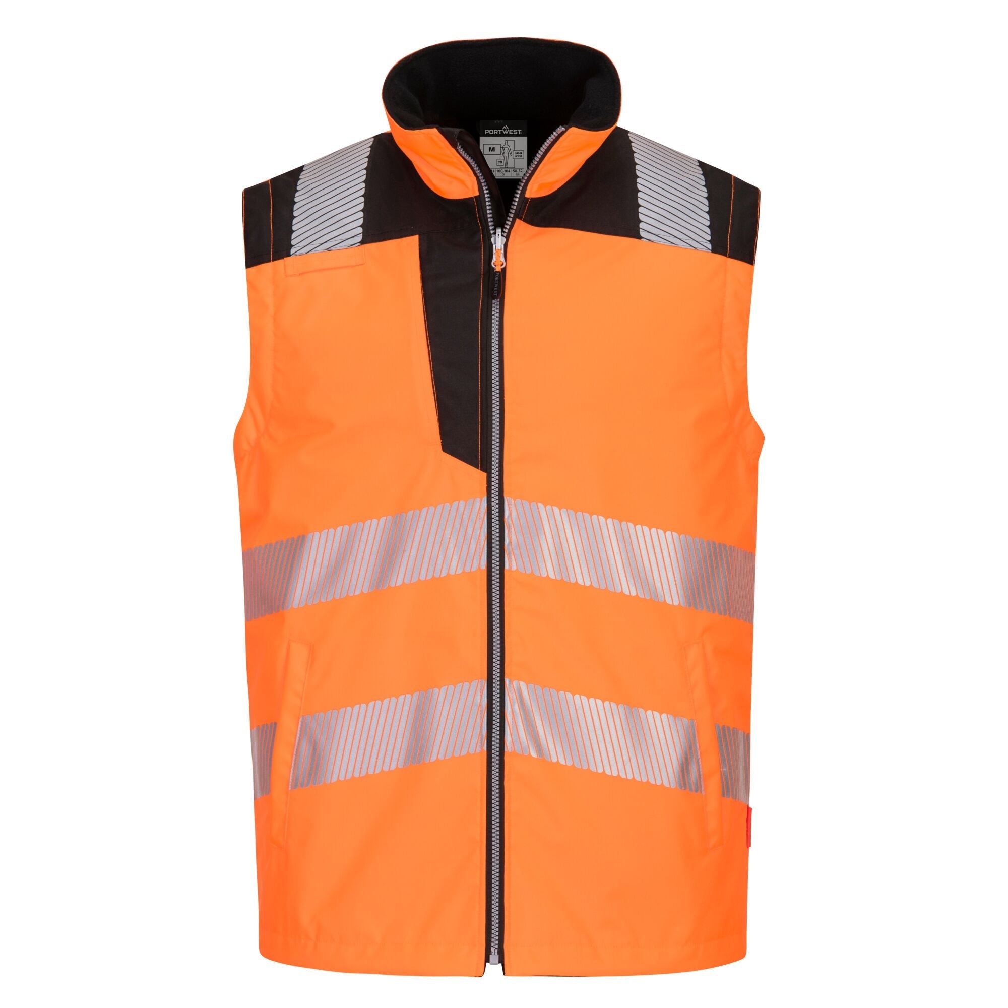 PW3 Hi-Vis ademend 5-in-1 Jack - Oranje/Zwart - opname 2