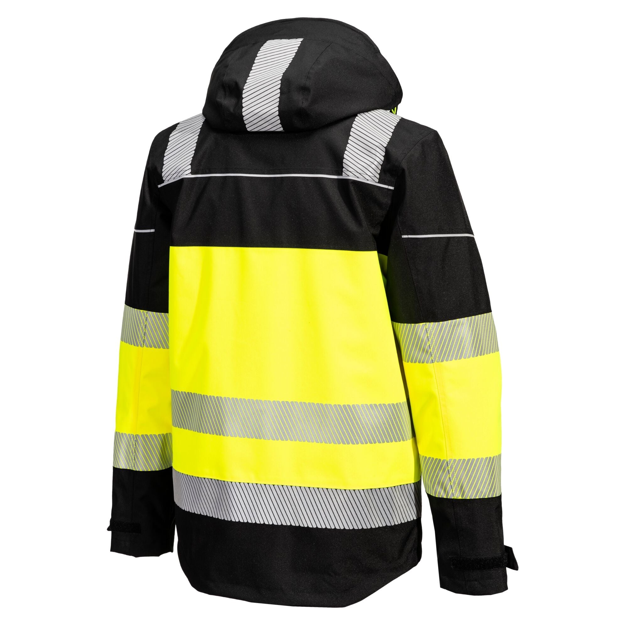 PW3 Hi-Vis Klasse 1 extreme Regenjack - Geel/Zwart - opname 3