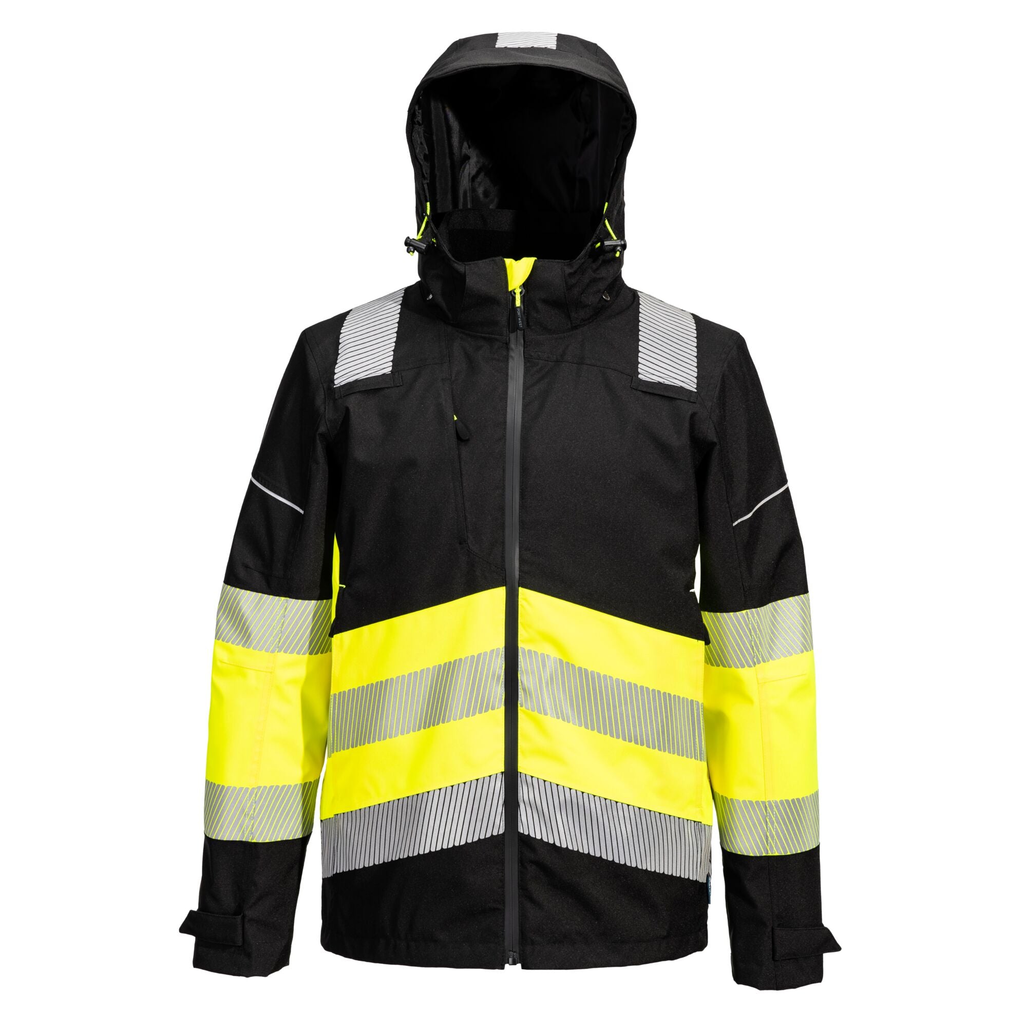 PW3 Hi-Vis Klasse 1 extreme Regenjack - Geel/Zwart