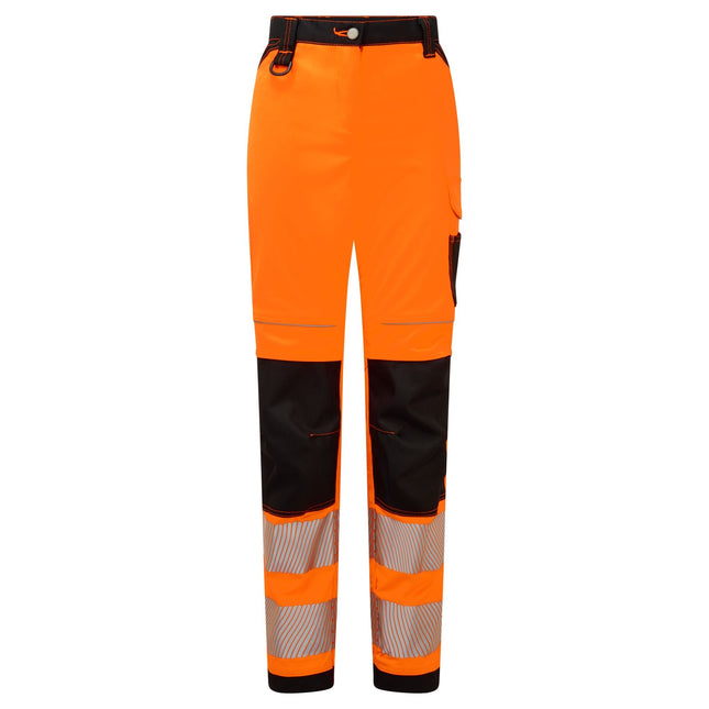 PW3 Hi-Vis Dames Stretch - Oranje/Zwart