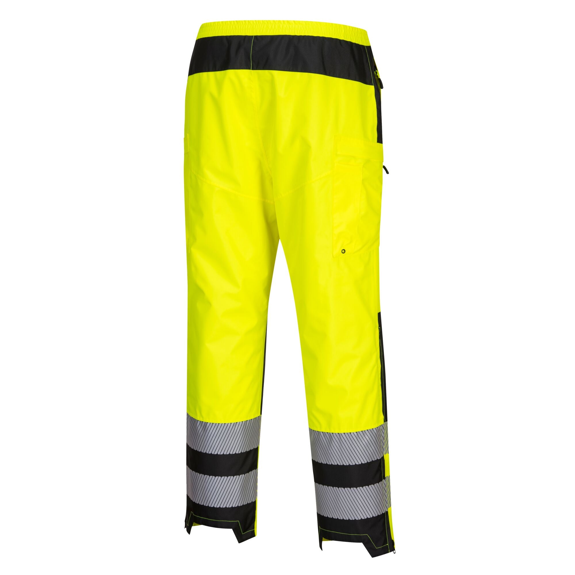 PW3 Hi-Vis Dames Regenbroek - Geel/Zwart - opname 3