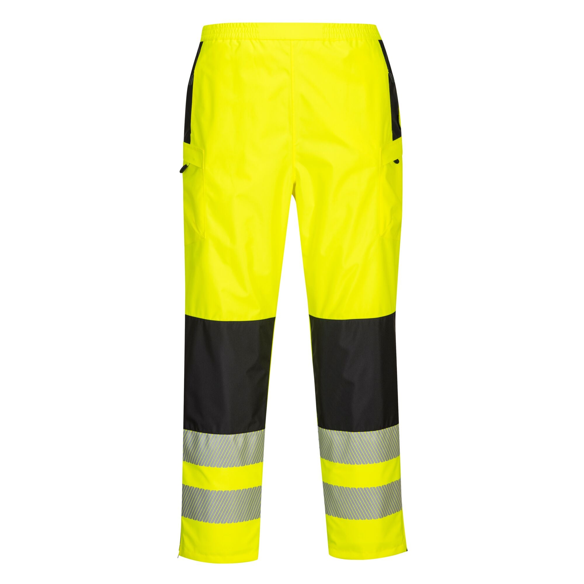 PW3 Hi-Vis Dames Regenbroek - Geel/Zwart