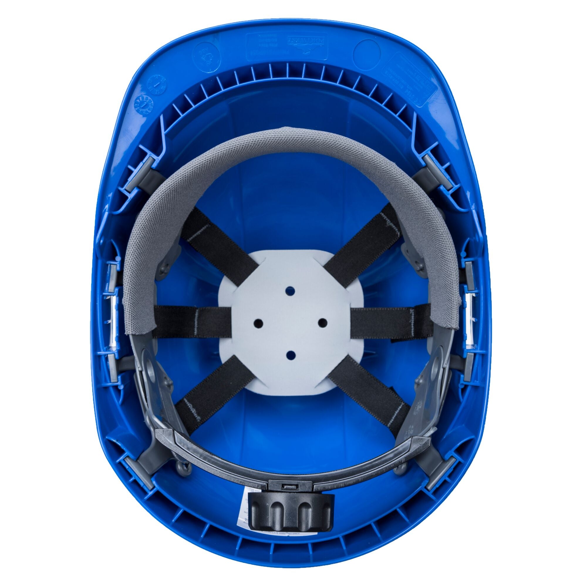 Endurance Plus Helm met Vizier - Koningsblauw - achterkant