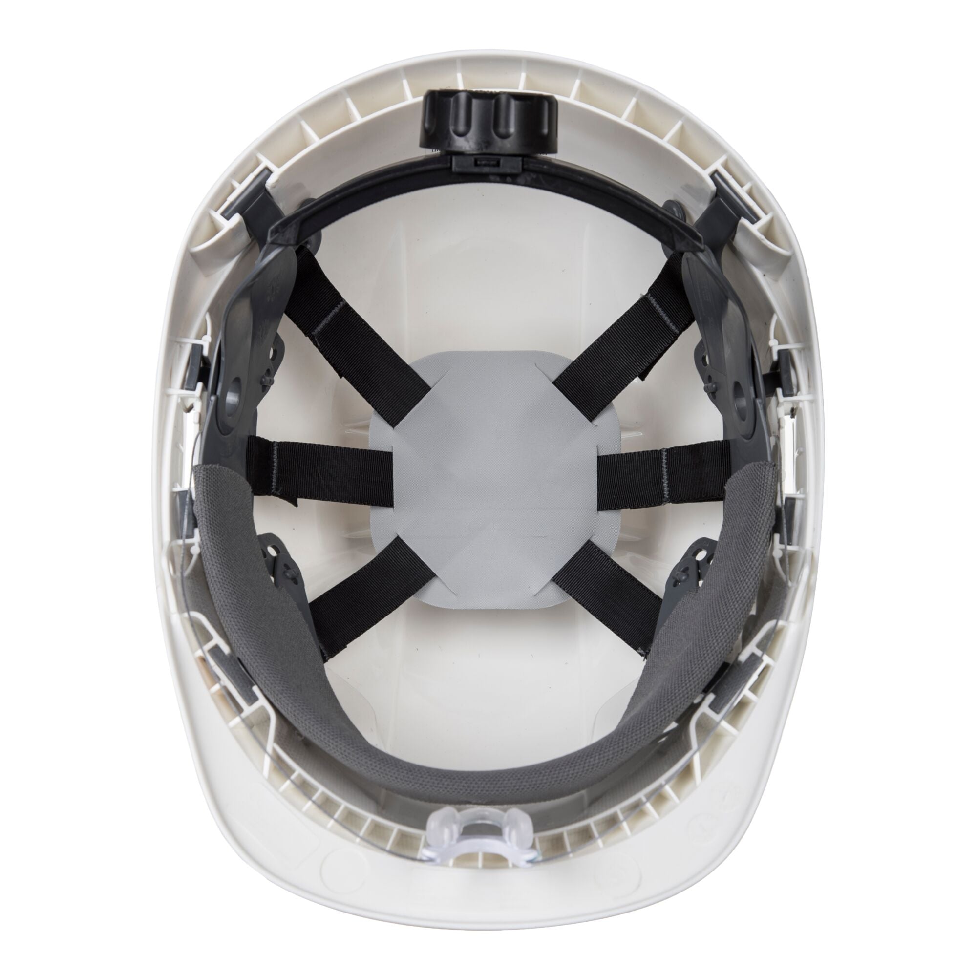 Endurance Plus Helm met Vizier - Wit - achterkant