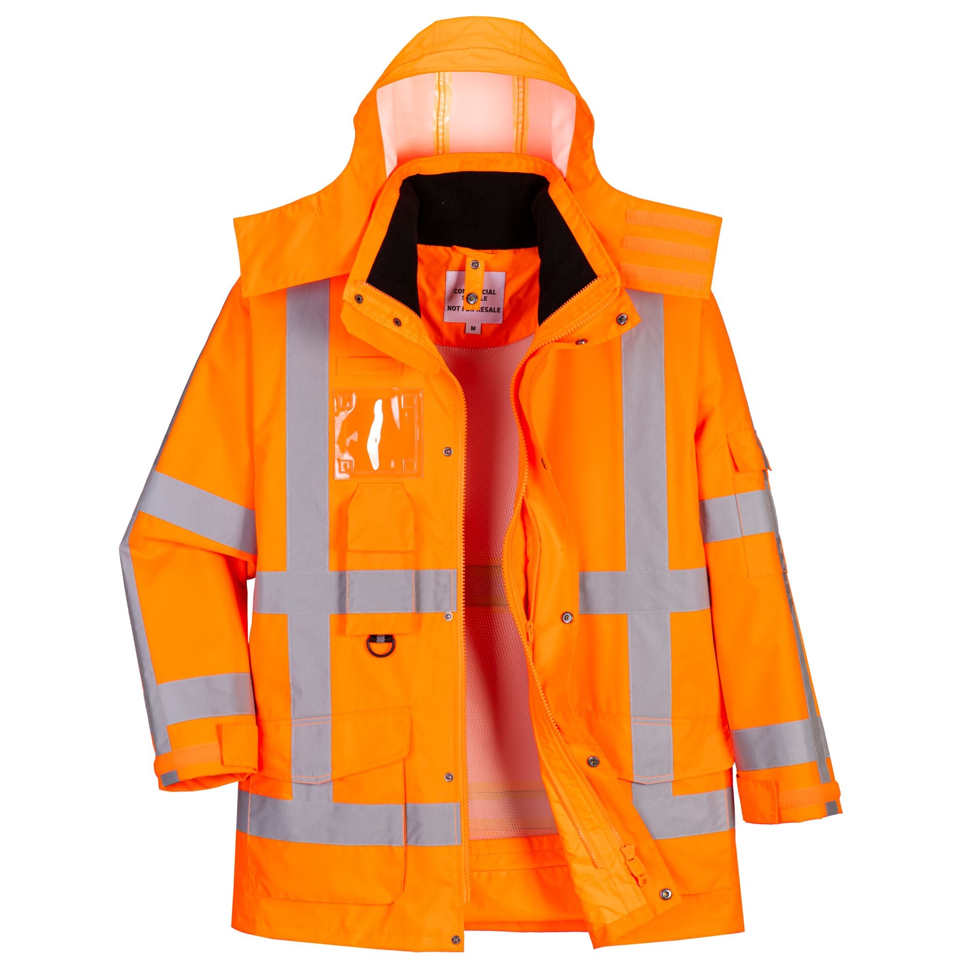 RWS Hi-Vis 3 in 1 Verkeersjas - Oranje - opname 3