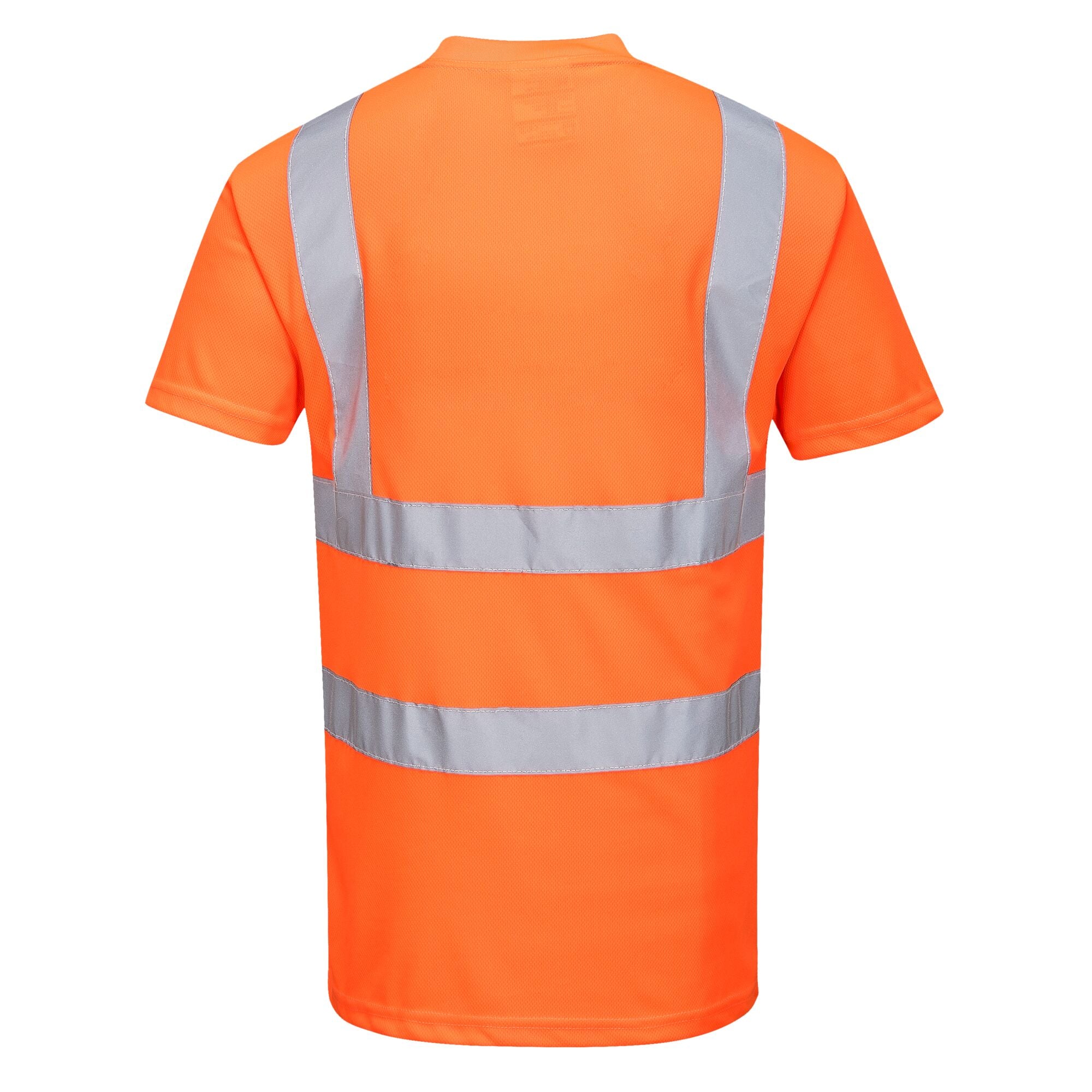 Hi-Vis T-shirt Korte Mouw - Oranje - achterkant