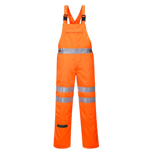 Hi-Vis Polyester Katoenen Amerikaanse Overall - Oranje