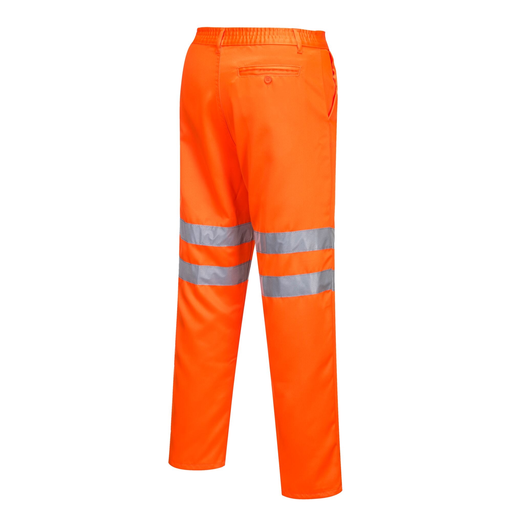 Hi-Vis polykatoen servicebroek - Oranje - opname 3