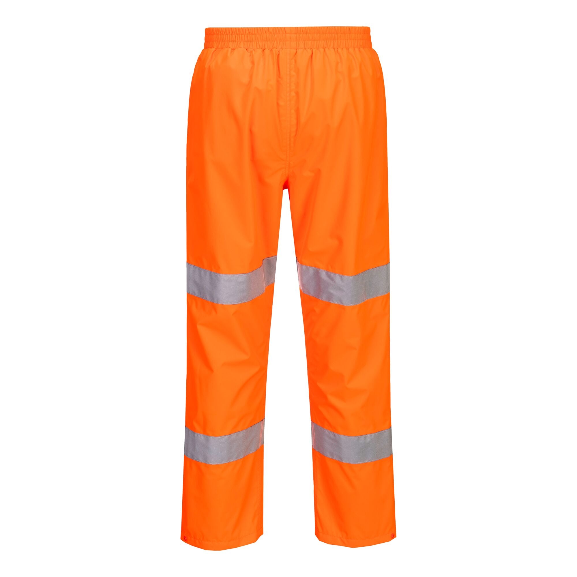 Hi-Vis Lichtgewicht Opvouwbare broek - Oranje - achterkant