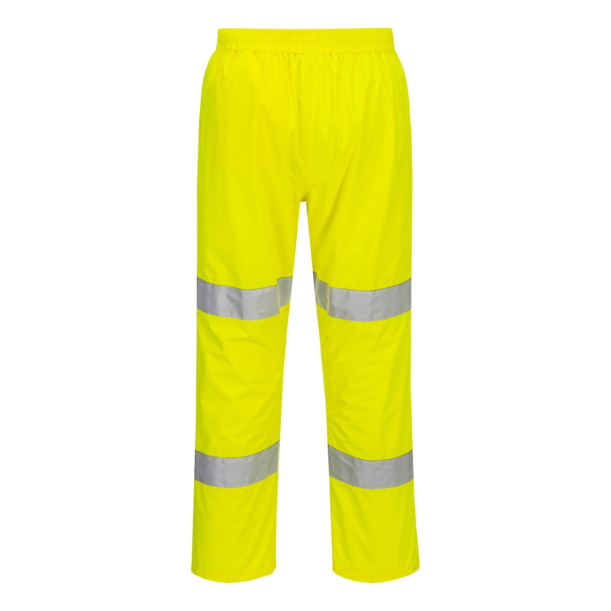 Hi-Vis Lichtgewicht Opvouwbare broek - Geel - achterkant