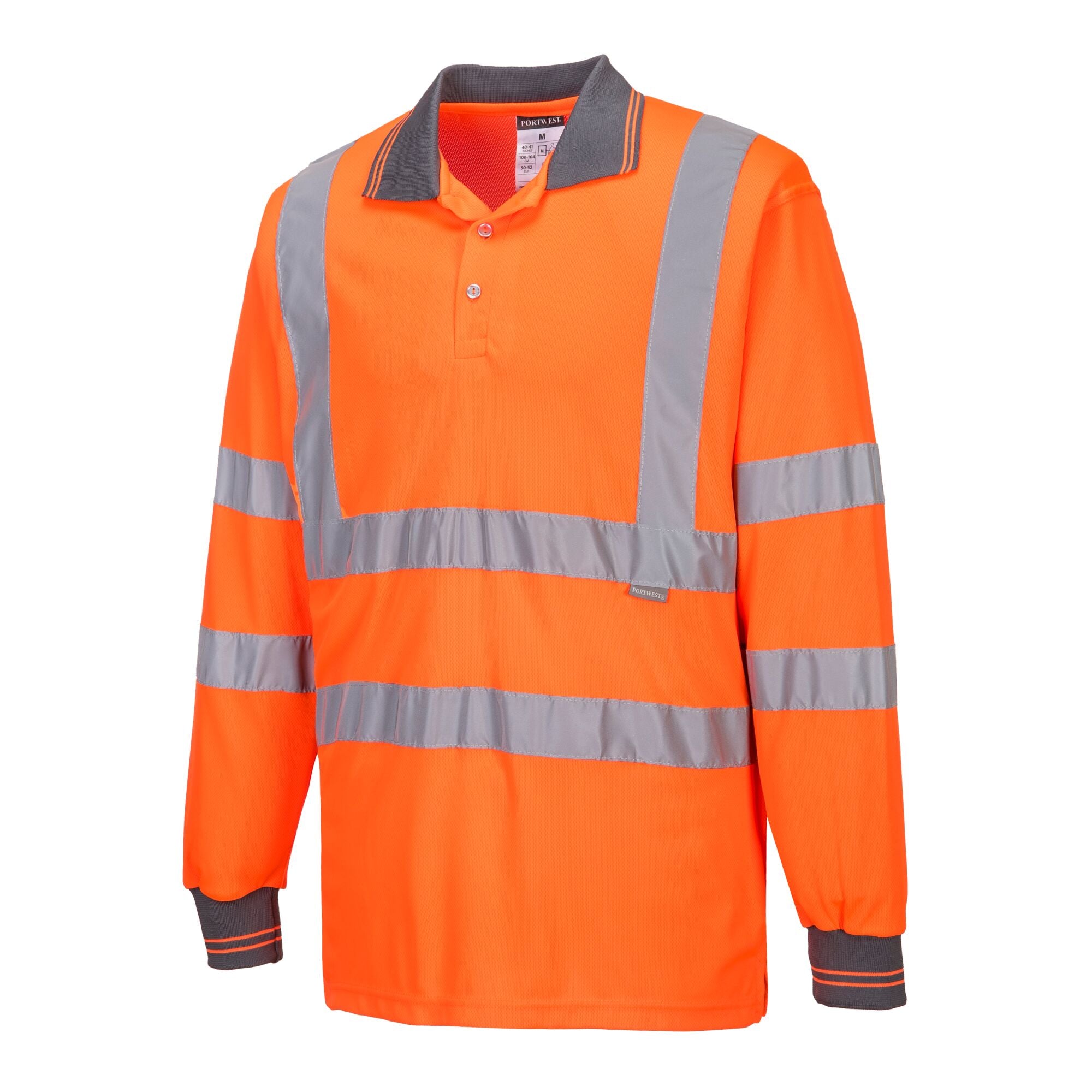 Hi-Vis Lange Mouw - Oranje - opname 2