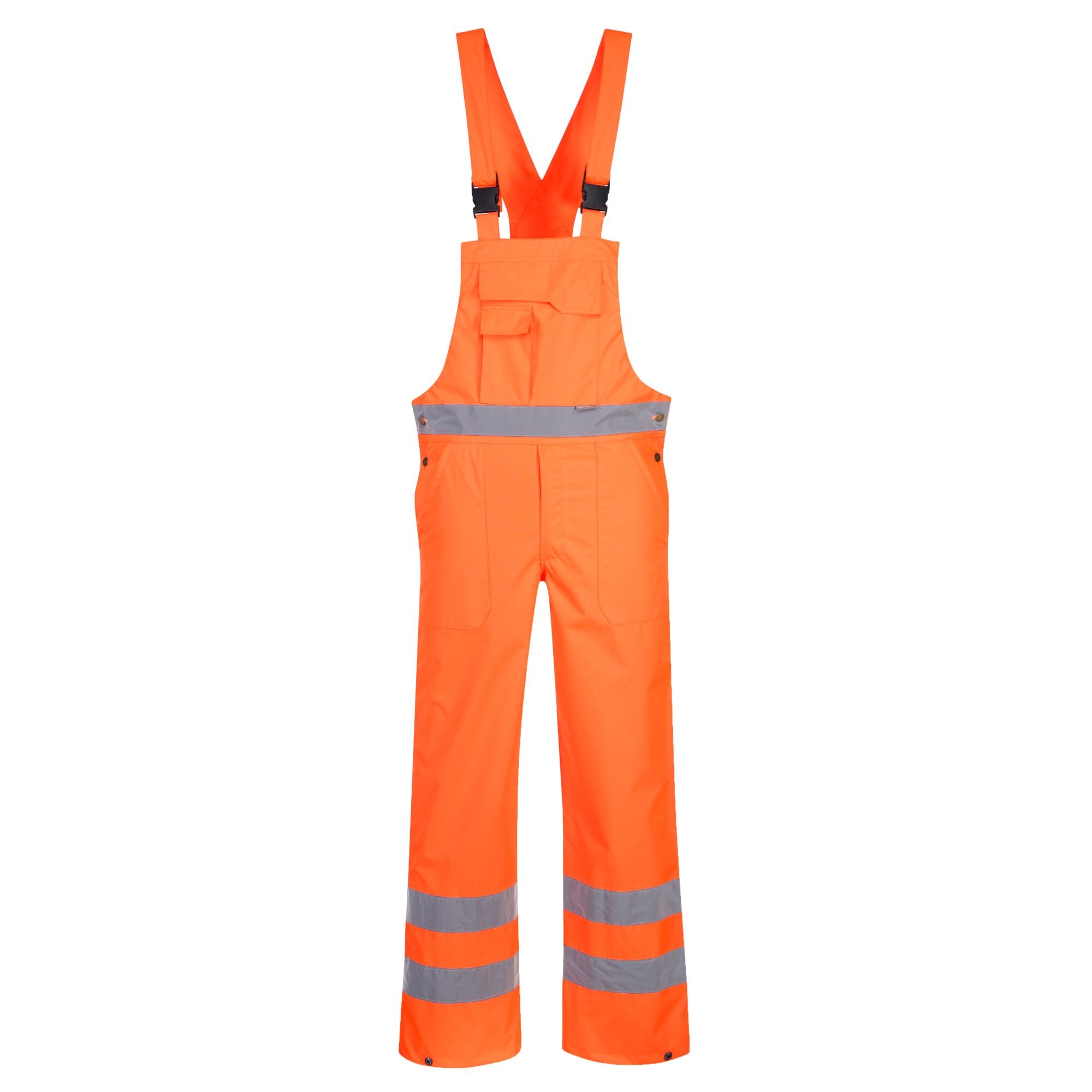 Hi-Vis Amerikaanse Overall- Ongevoerd - Oranje