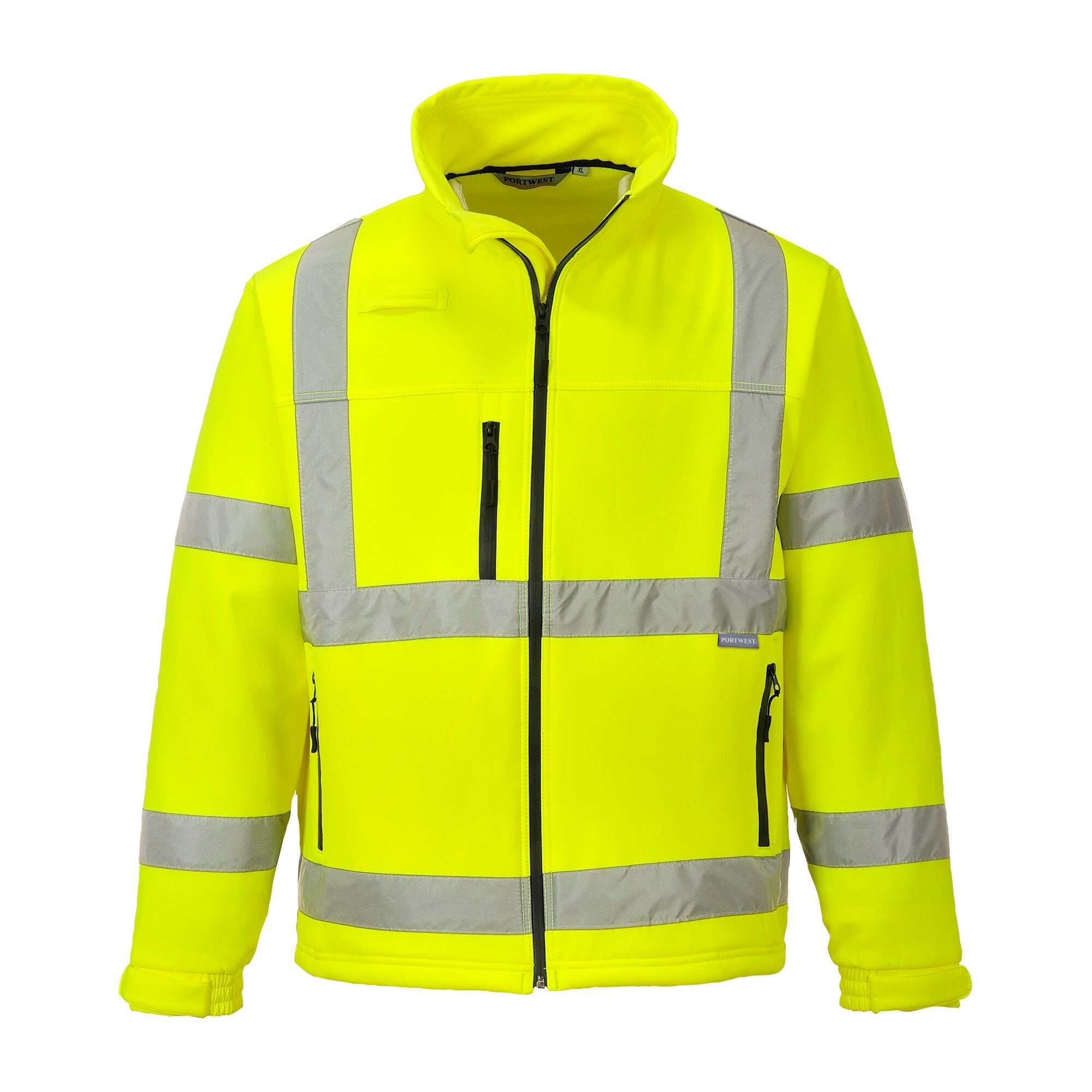 Hi-Vis Klassiek Softshell Jack Softshell jas (3L) - Geel