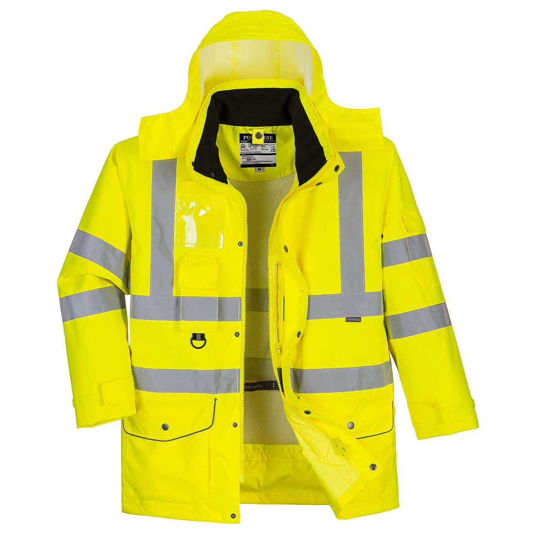 Portwest Ademend Hi-Vis 7-in-1 Verkeersjack Jas
