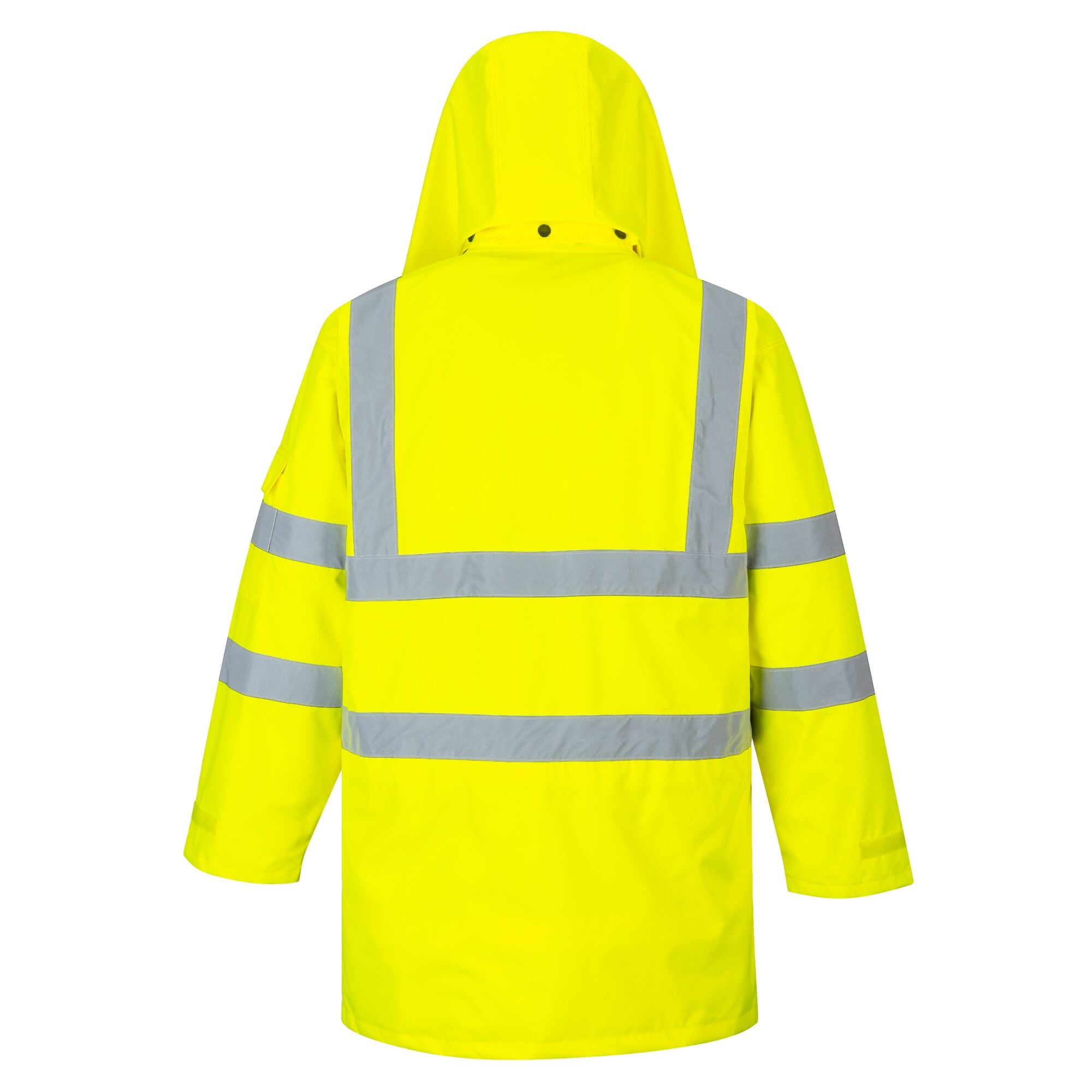 Ademend Hi-Vis 7-in-1 Verkeersjack - Geel - opname 13