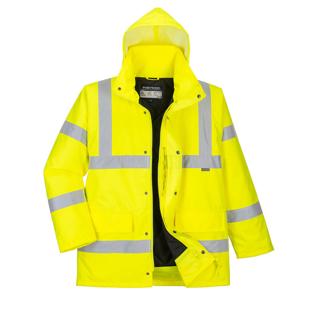 Portwest Hi-Vis Ademend Winter Traffic Jack Jas
