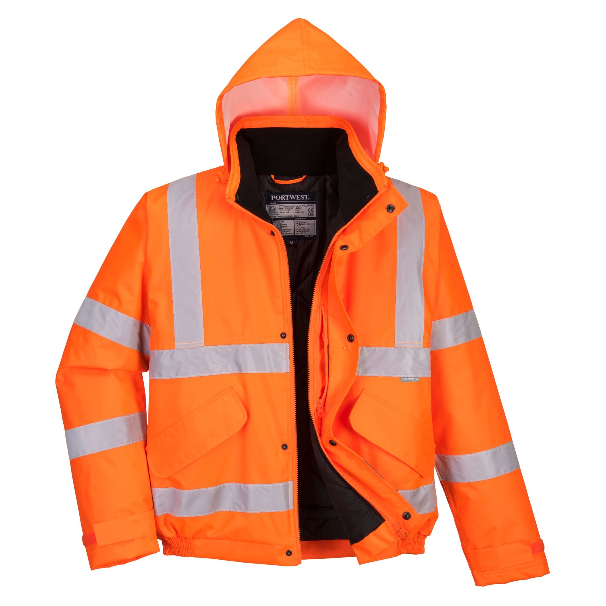 Hi-Vis Bomberjack - Oranje - opname 2