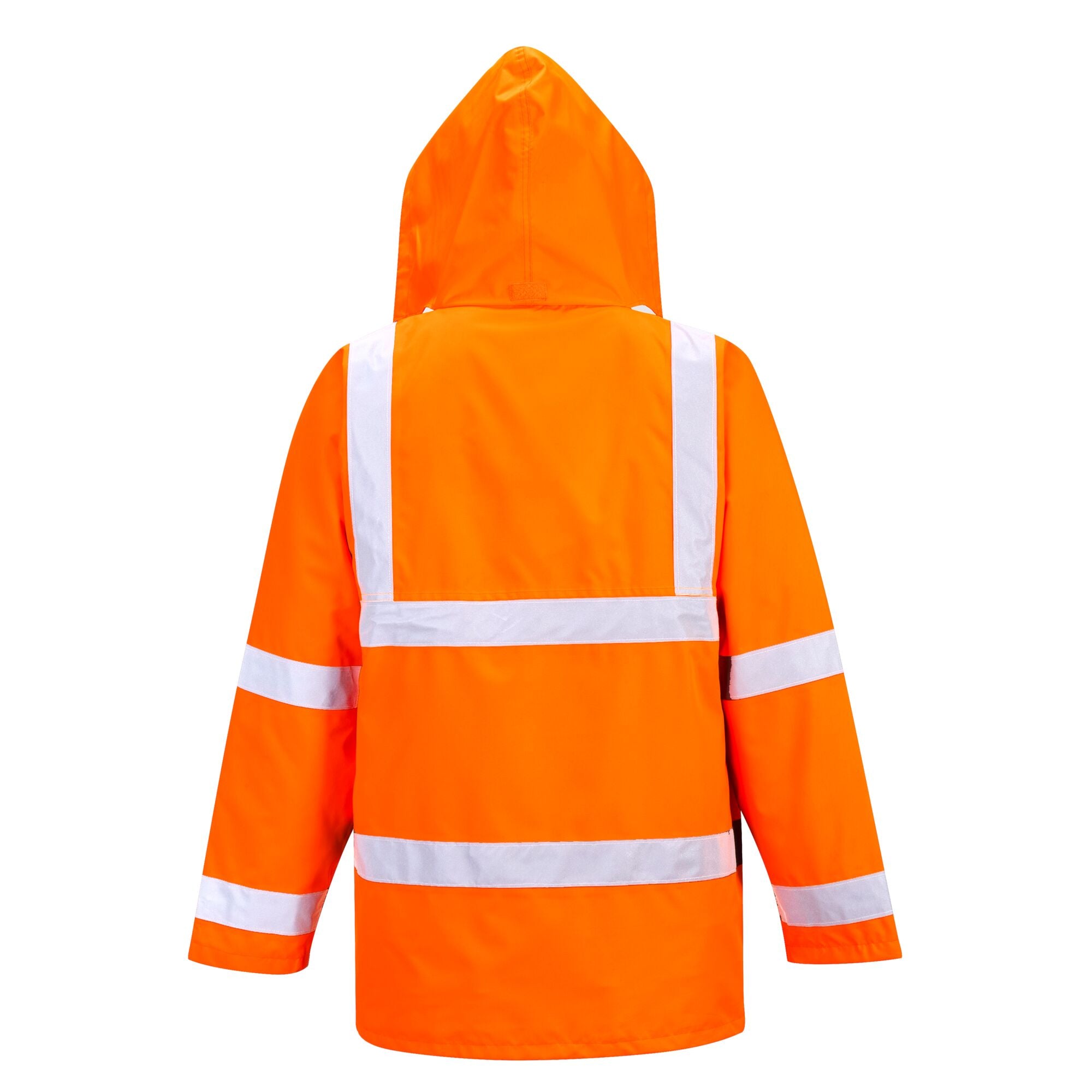 Hi-Vis 4-in-1 Verkeersjack - Oranje - achterkant
