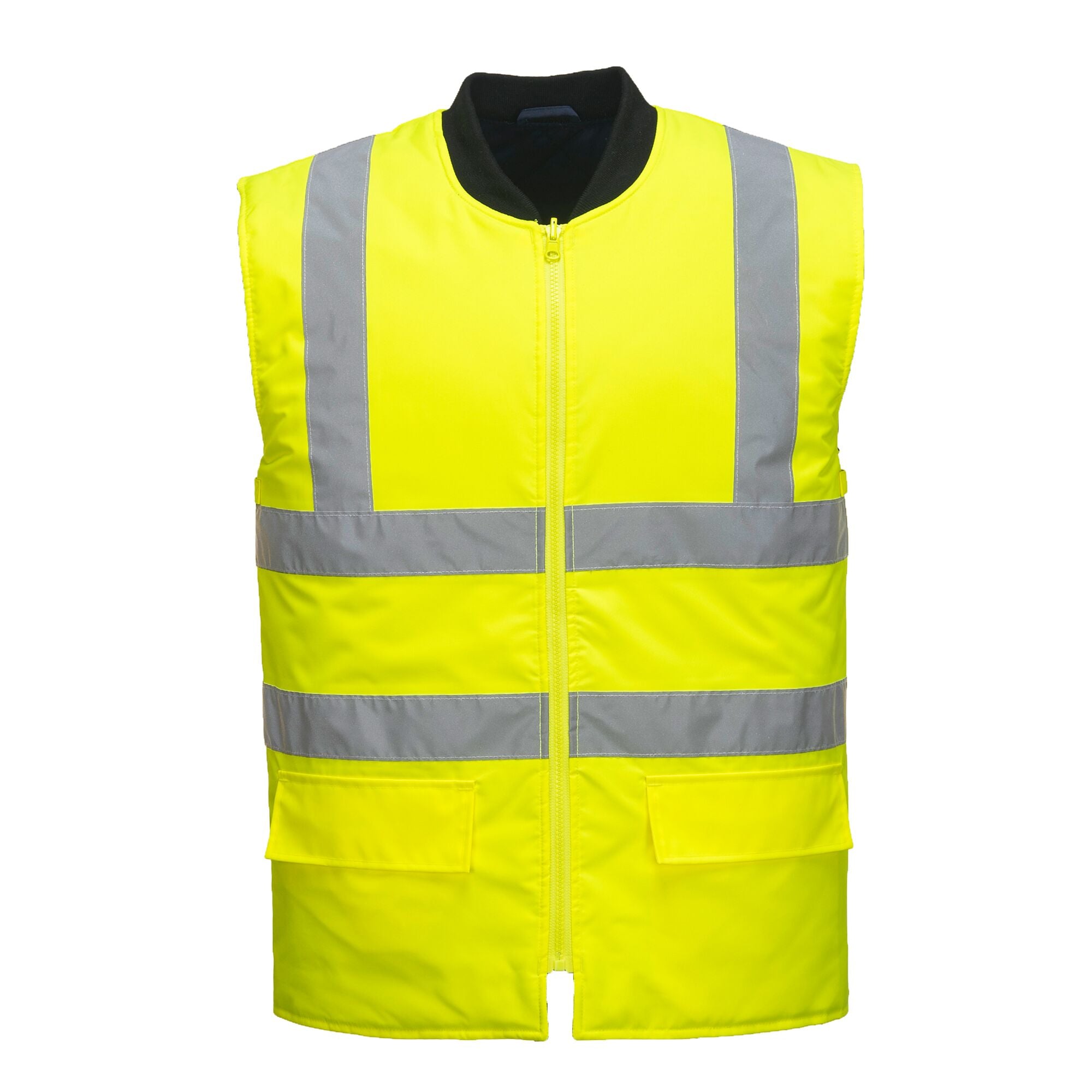 Hi-Vis 4-in-1 Verkeersjack - Geel - opname 2