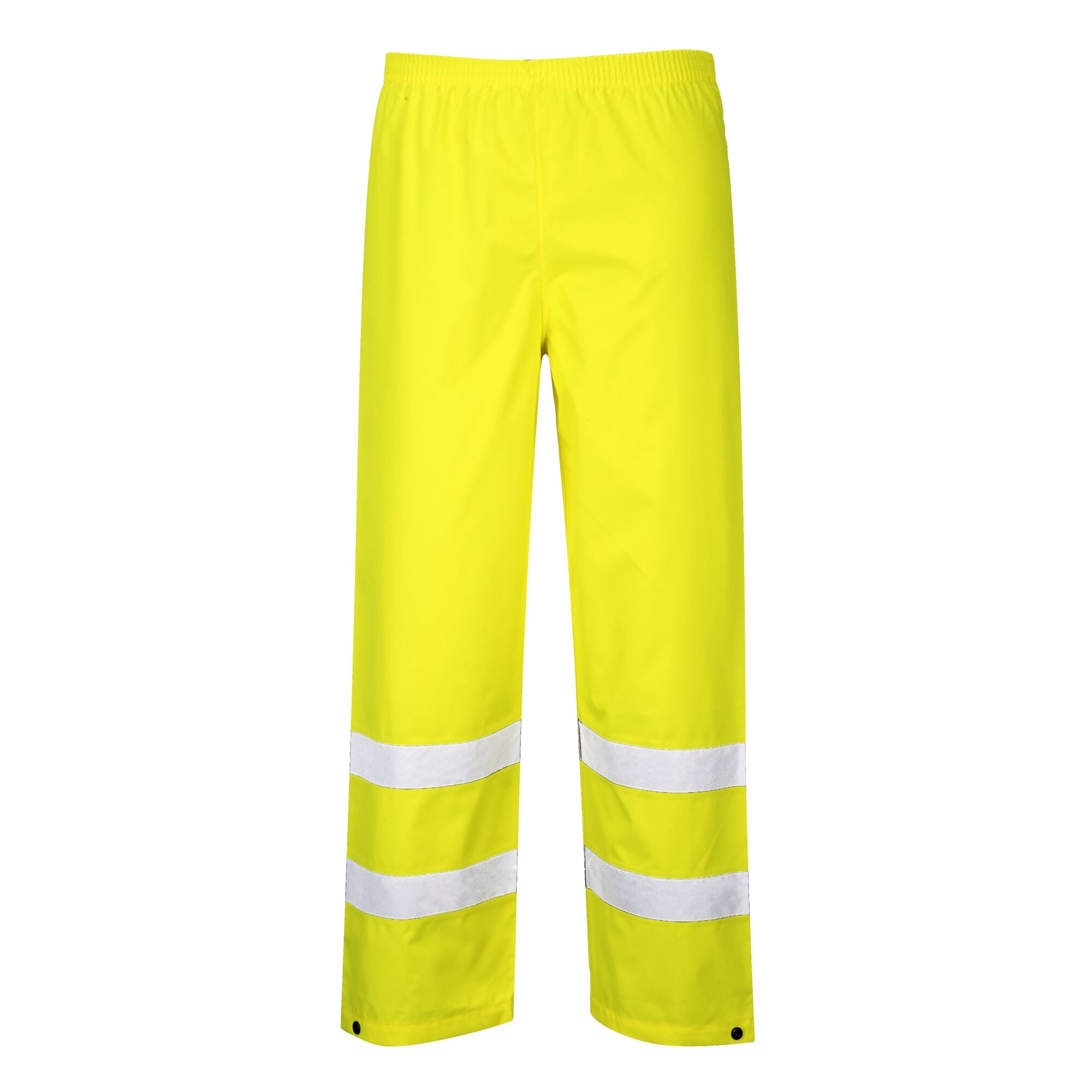 Hi-Vis Verkeersbroek - Geel - achterkant