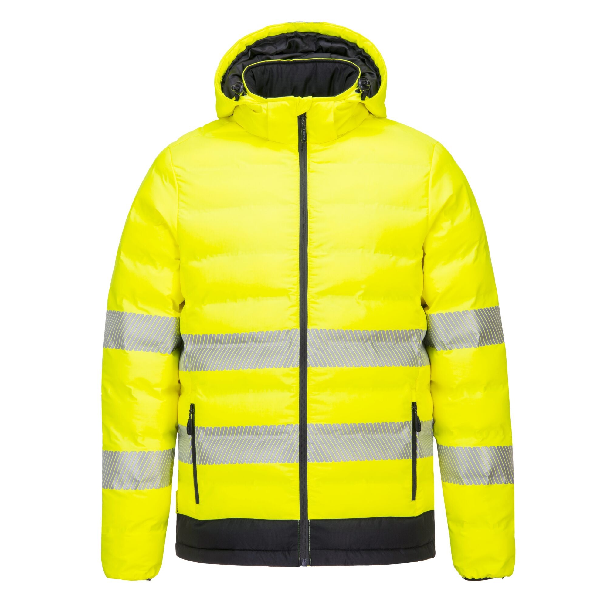 Hi-Vis Ultrasonisch Verwarmd Tunnel Jack - Geel/Zwart
