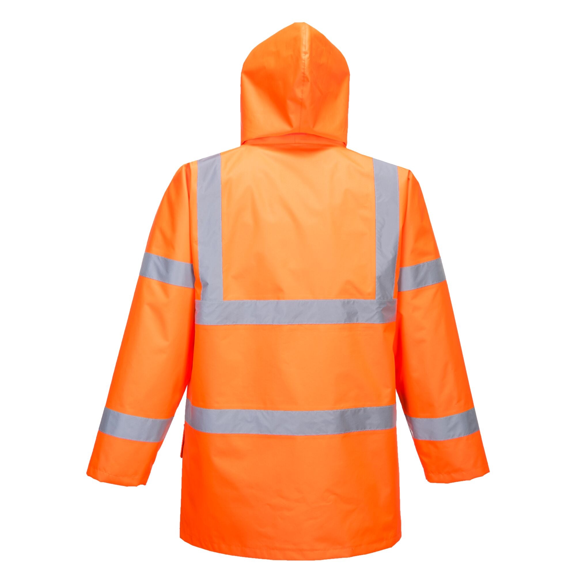 Hoge zichtbaarheid jack 5-in-1 - Oranje - achterkant