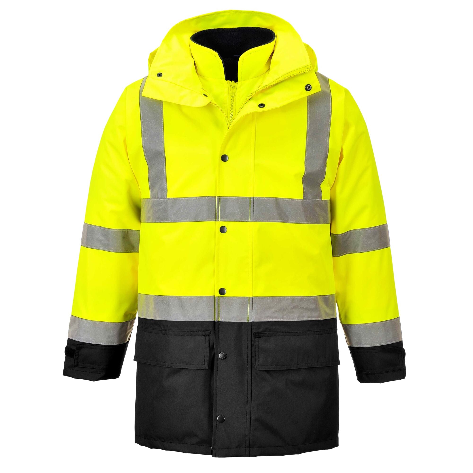 Hi-Vis Executive 5-in-1 Jack - Geel/Zwart - opname 4