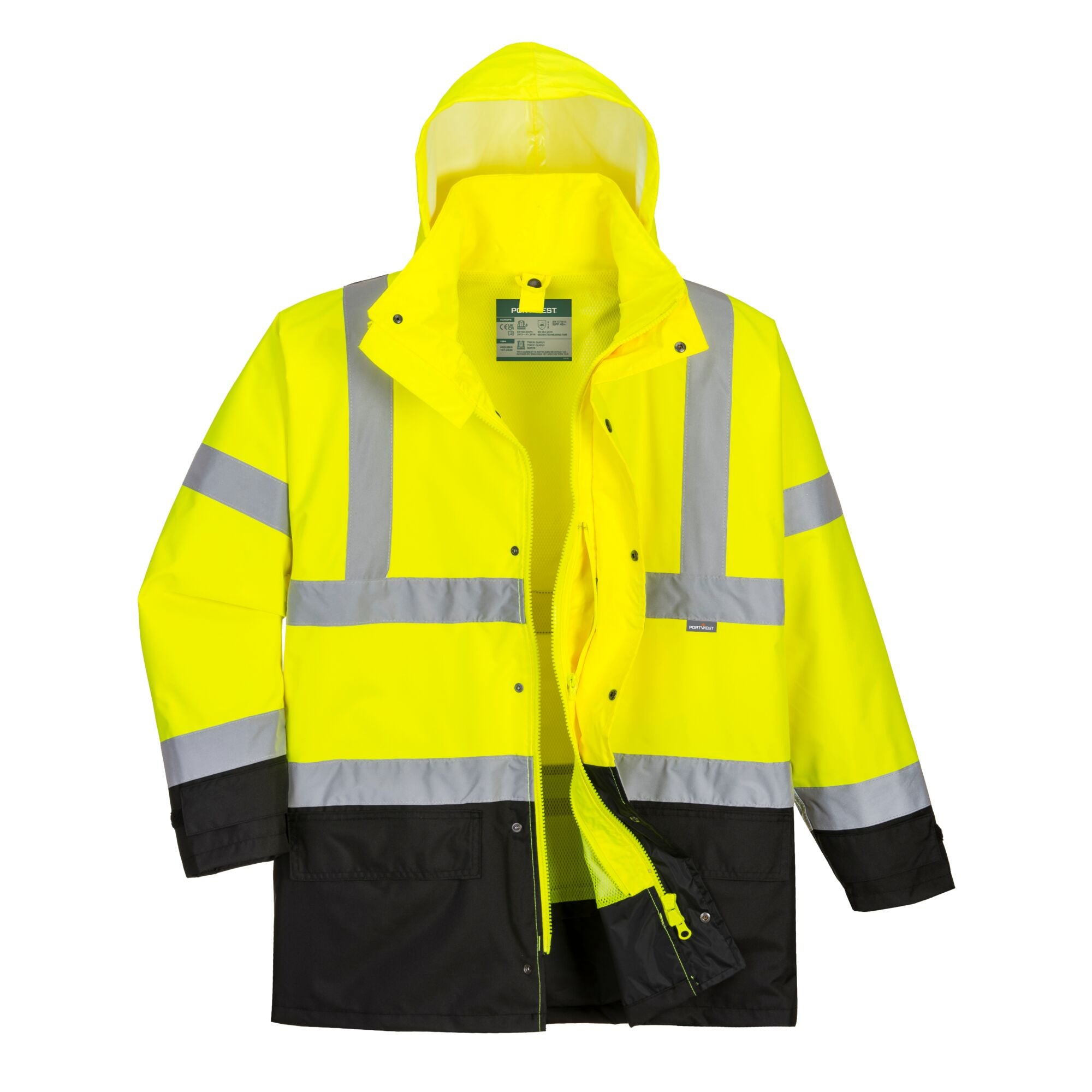 Hi-Vis Executive 5-in-1 Jack - Geel/Zwart