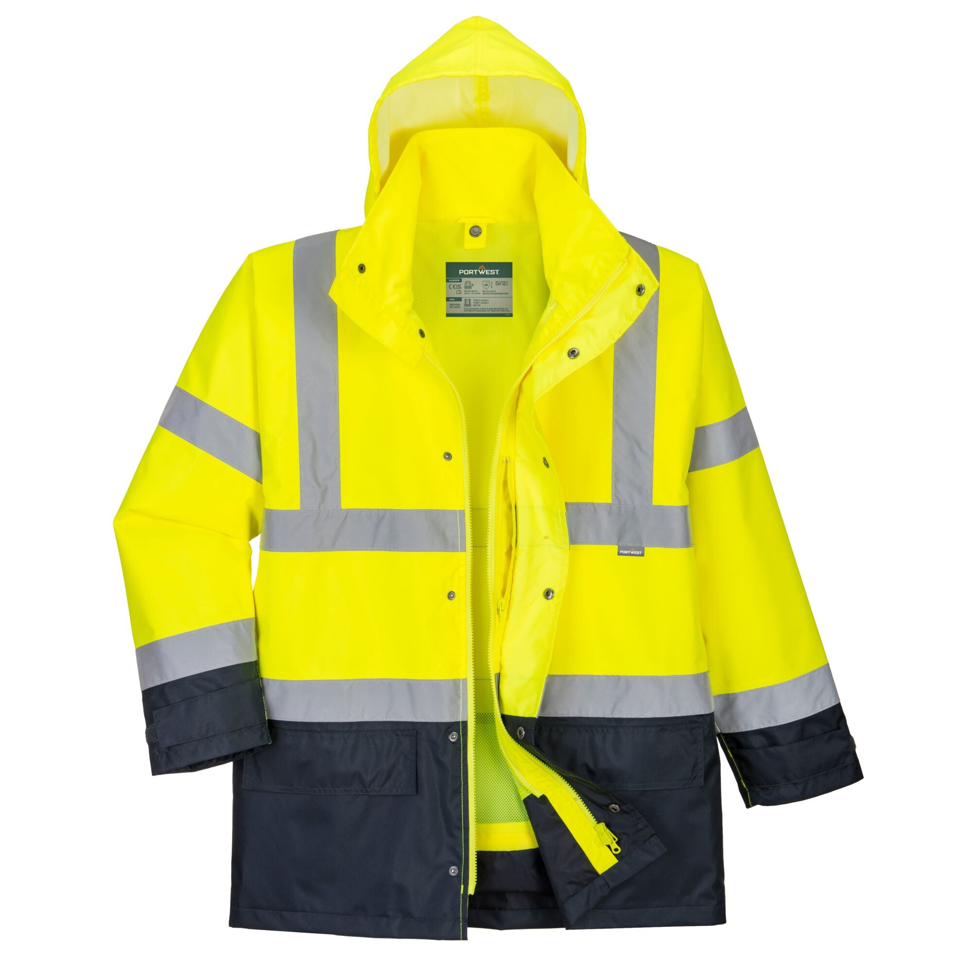 Hi-Vis Executive 5-in-1 Jack - Geel/Marine