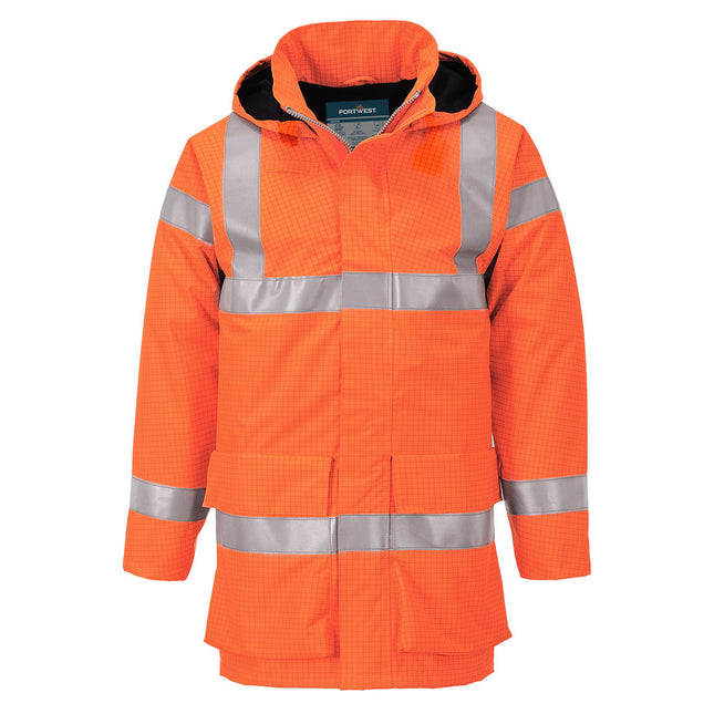 Bizflame Rain Hi-Vis FR Jacket - Orange