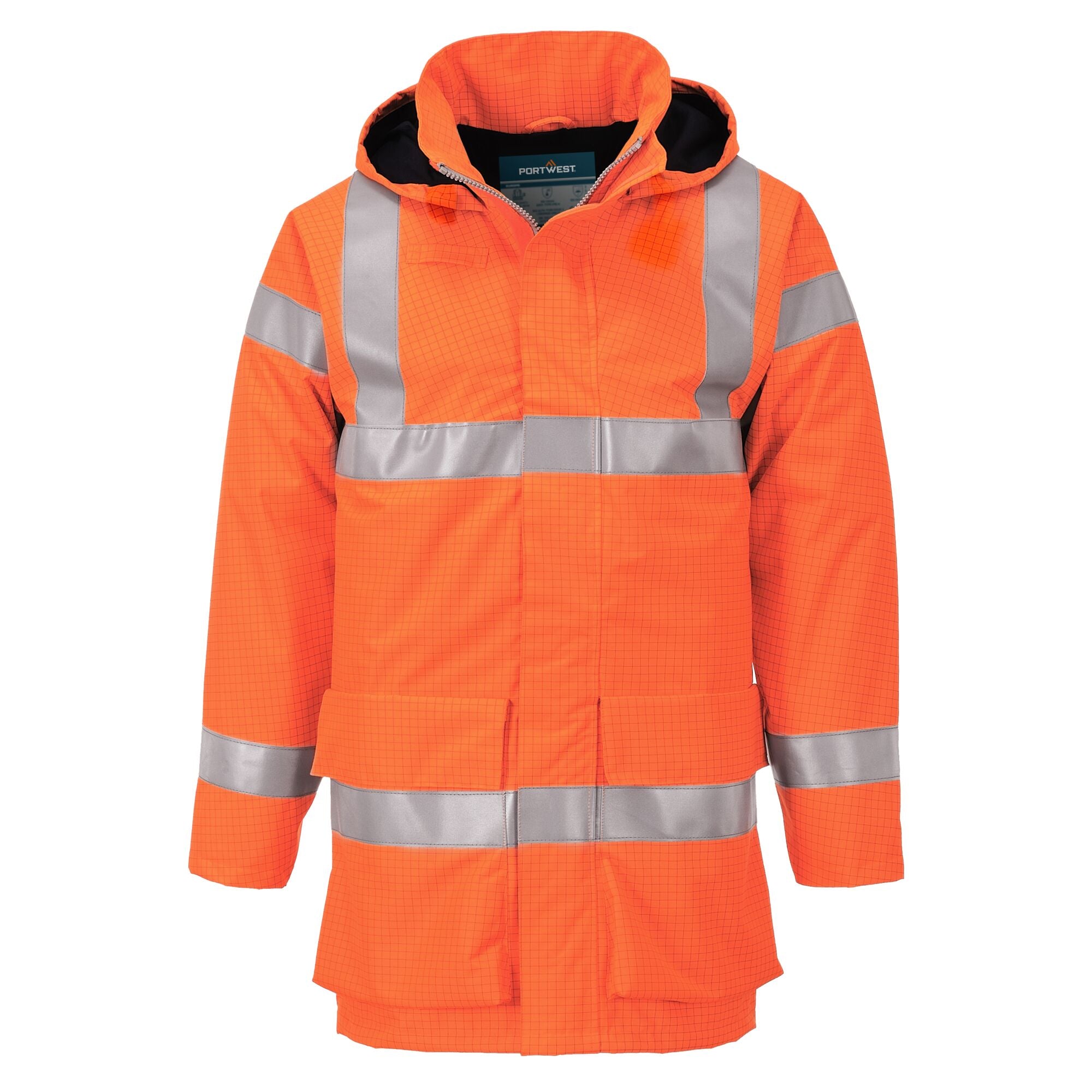 Bizflame Regen Hi-Vis Multi Lite Jack - Oranje