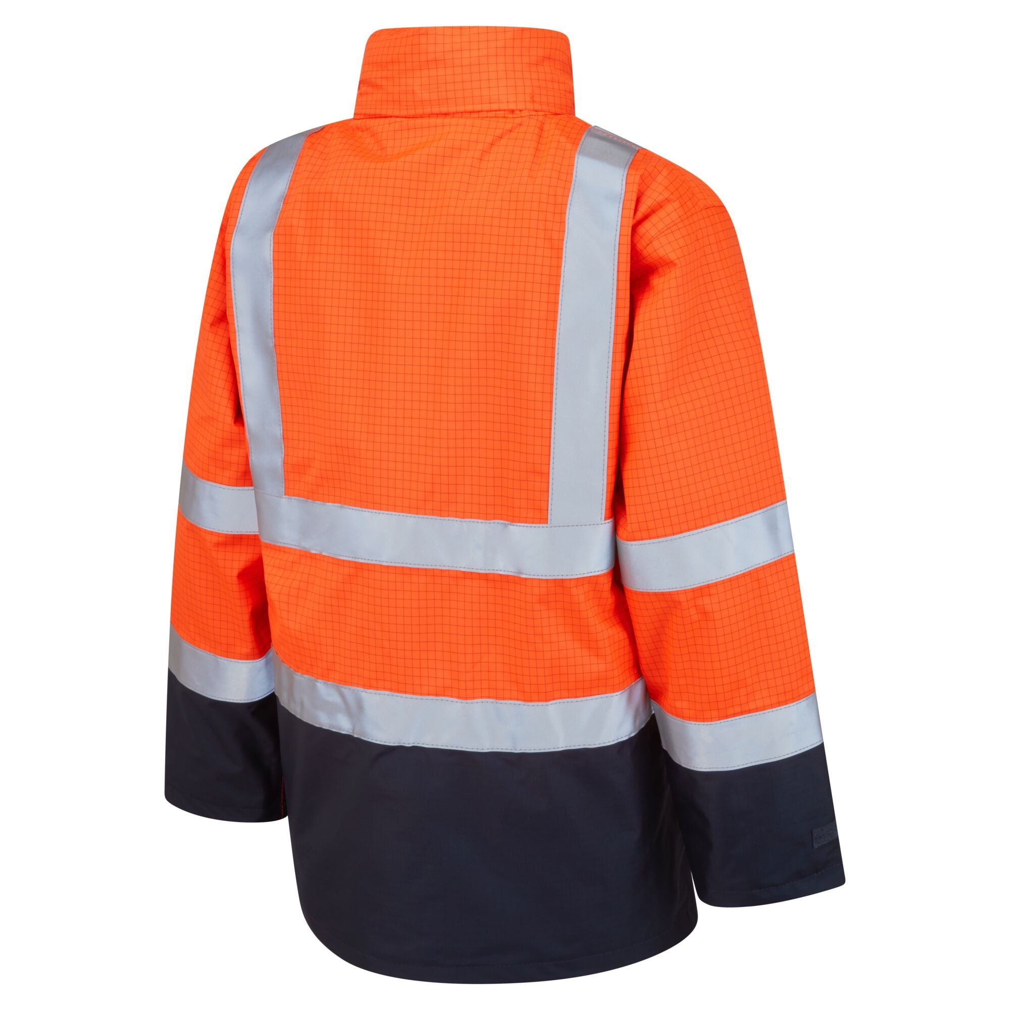 Bizflame Regen Hi-Vis Multi-Beschermend Jack - Oranje/Marine - opname 3