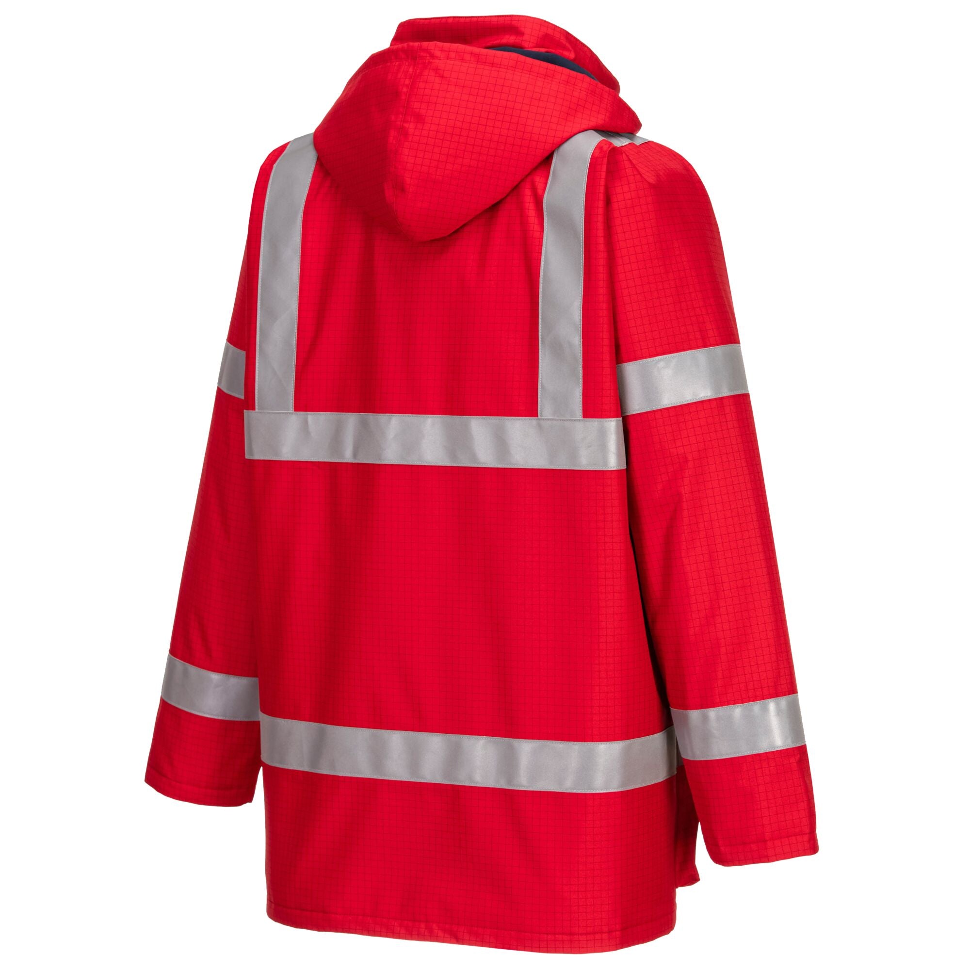 Bizflame Regen, antistatische en vlamvertragende jas - Rood - opname 3