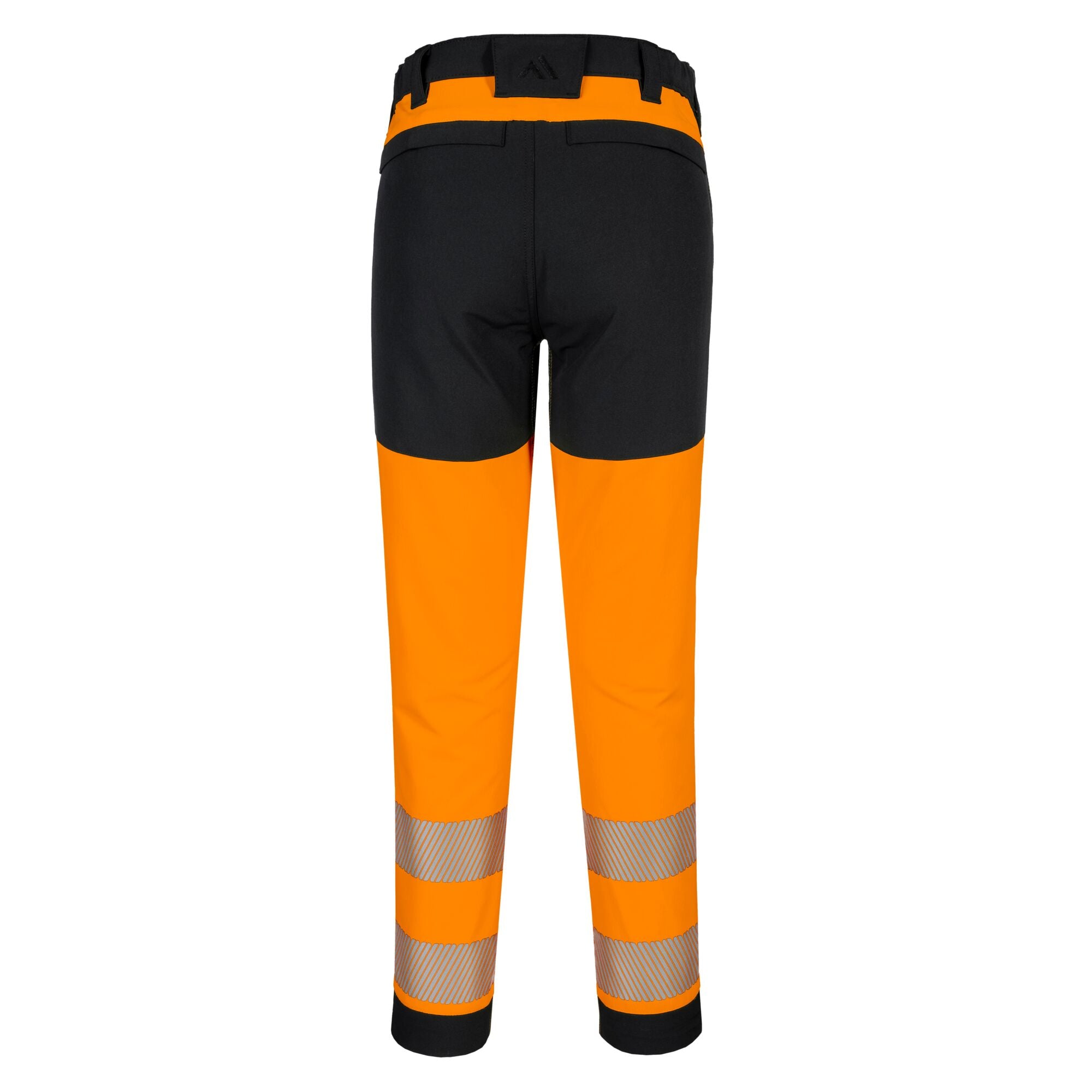 PW3 Hi-Vis Stretch Broek - Oranje/Zwart - achterkant