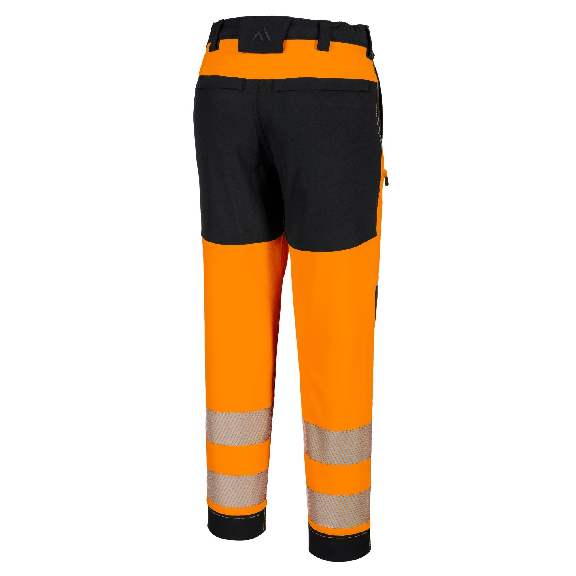 PW3 Hi-Vis Stretch Broek voor Dames - Oranje/Zwart - opname 3