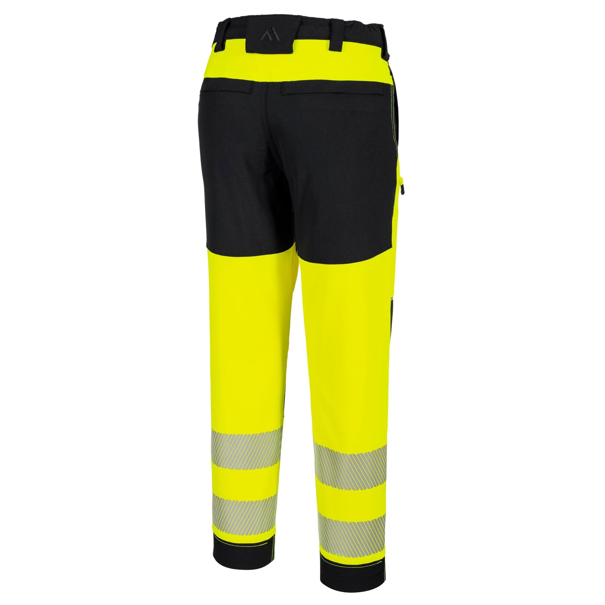 PW3 Hi-Vis Stretch Broek voor Dames - Geel/Zwart - opname 3