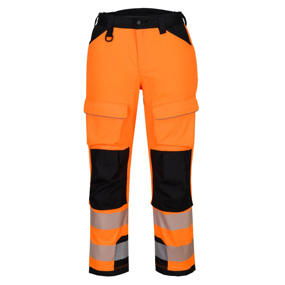 PW3 Hi-Vis Harness Trouser - Orange/Black