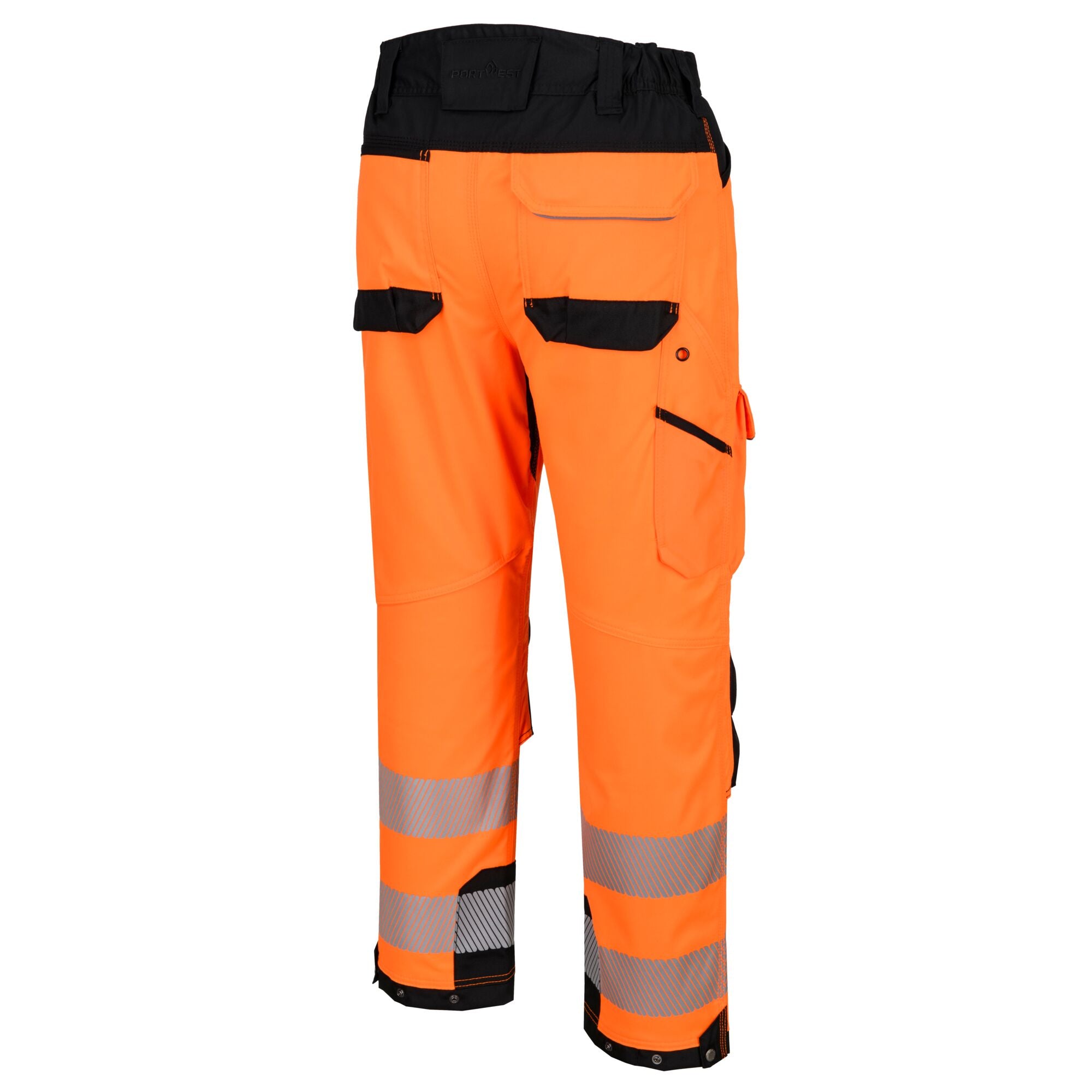 PW3 Hi-Vis Harnas broek - Oranje/Zwart - opname 3