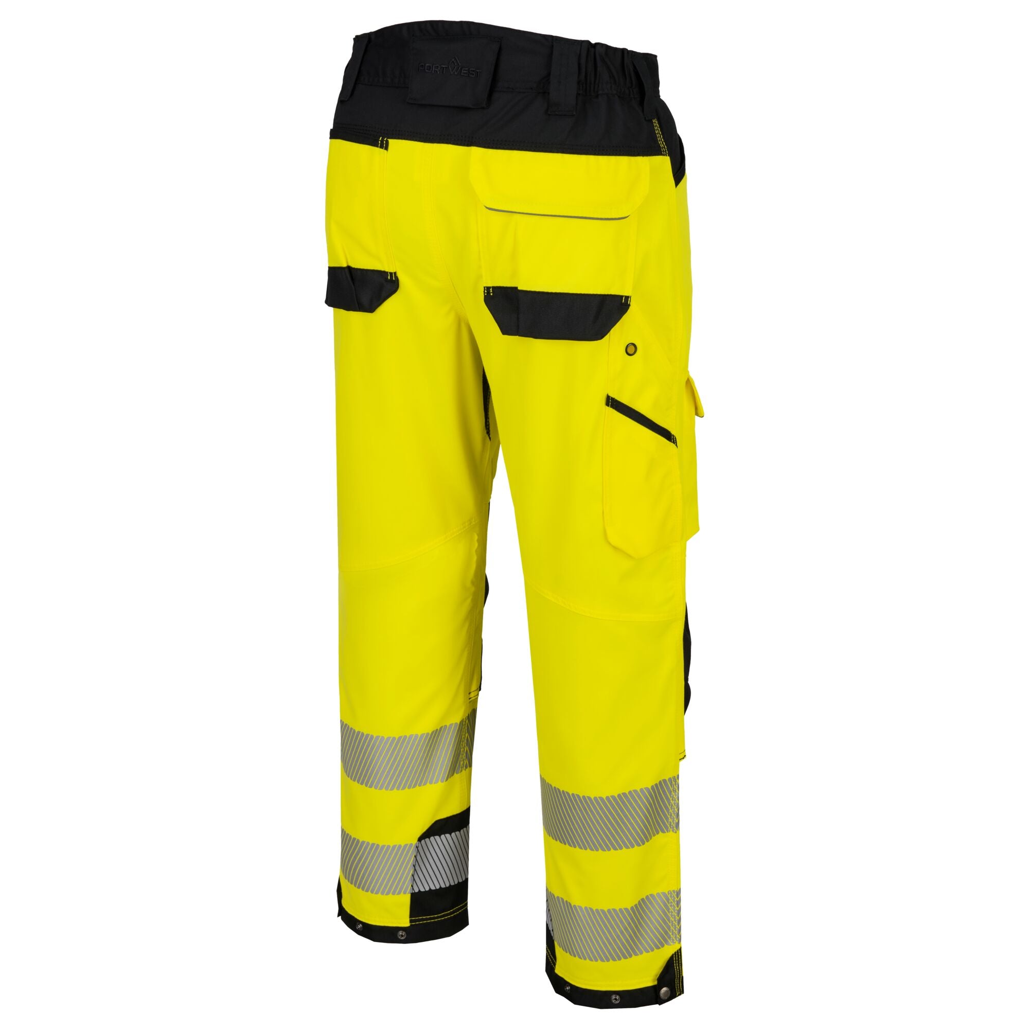 PW3 Hi-Vis Harnas broek - Geel/Zwart - opname 3