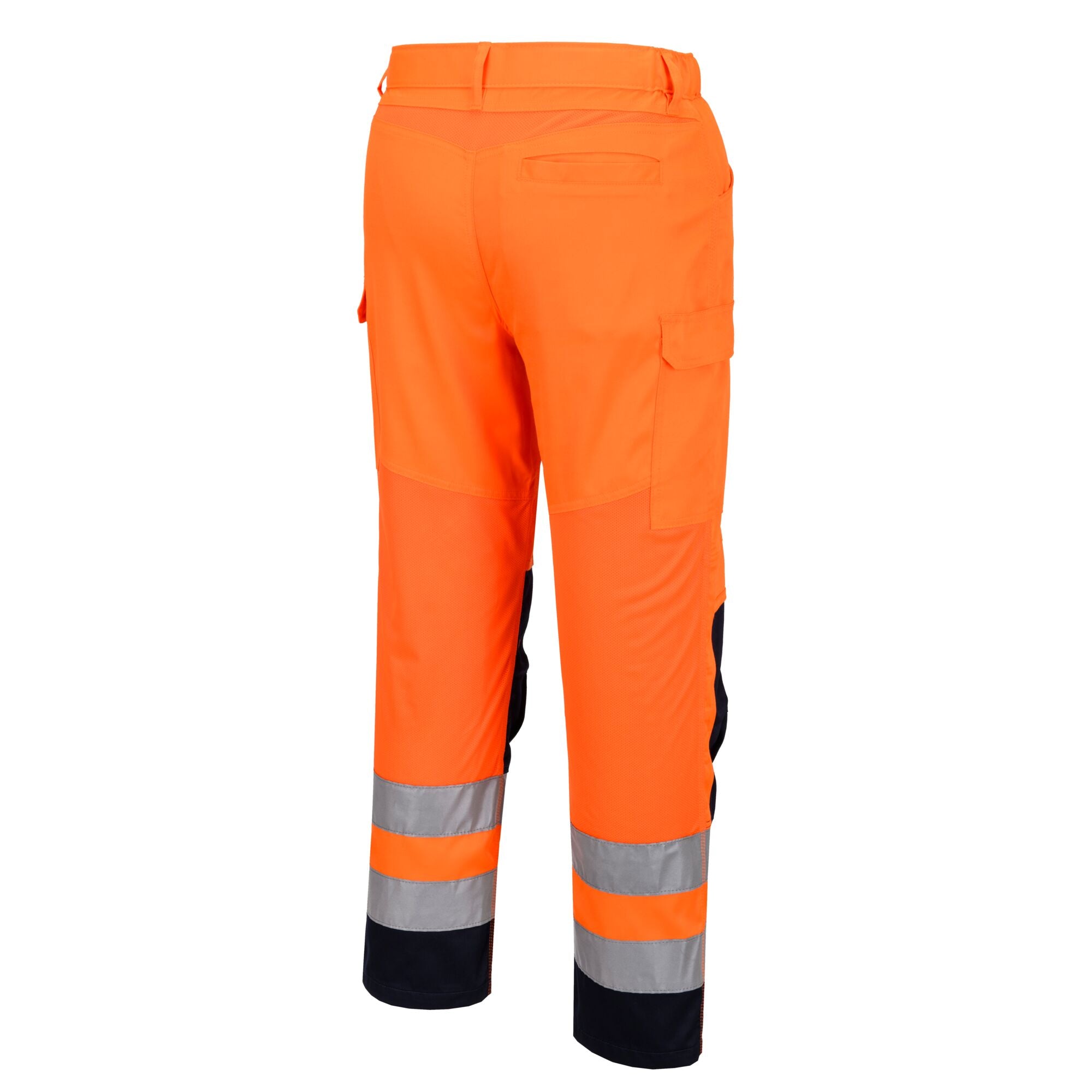 Hi-Vis Mesh Paneel - Oranje/Marine - opname 3