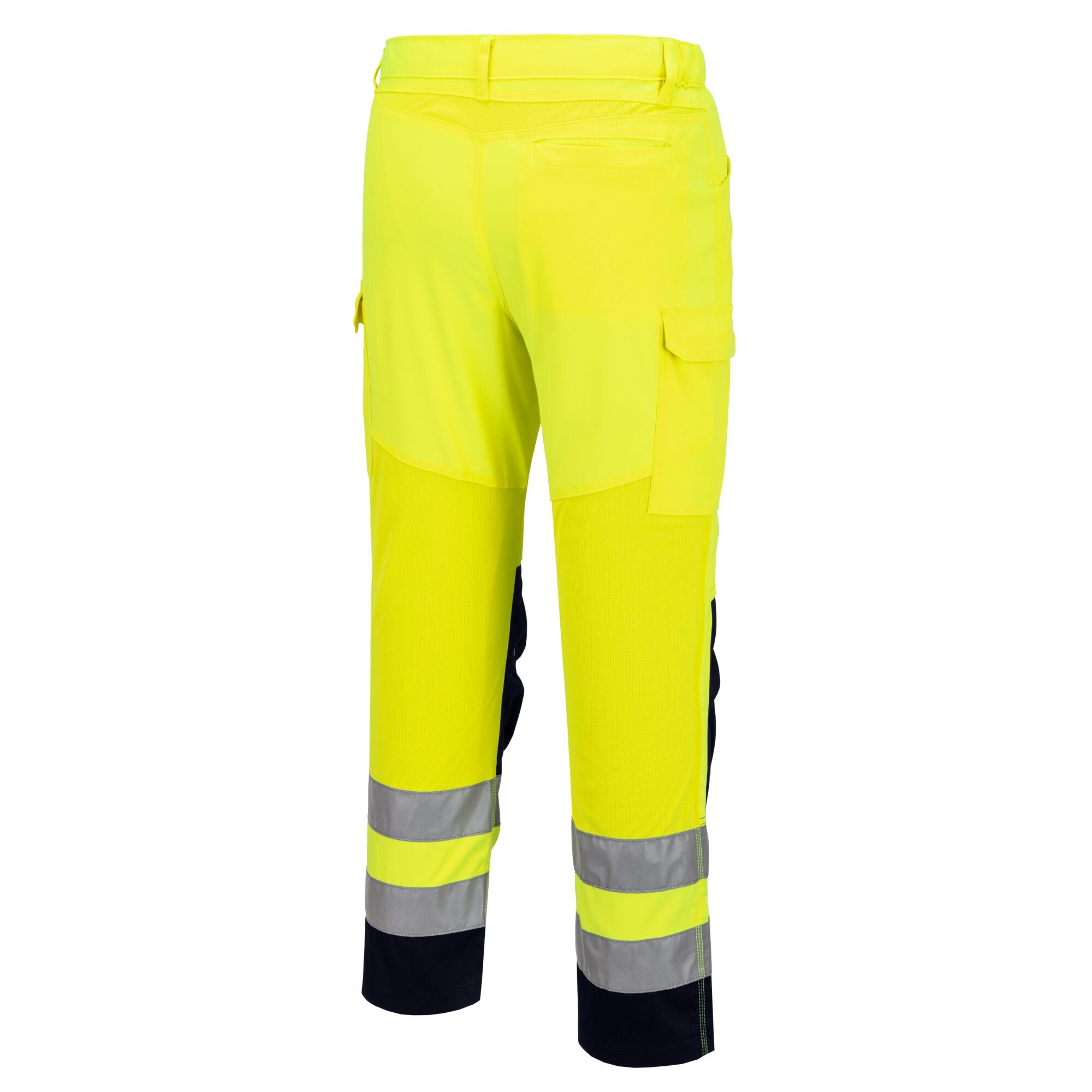 Hi-Vis Mesh Paneel - Geel/Marine - opname 3