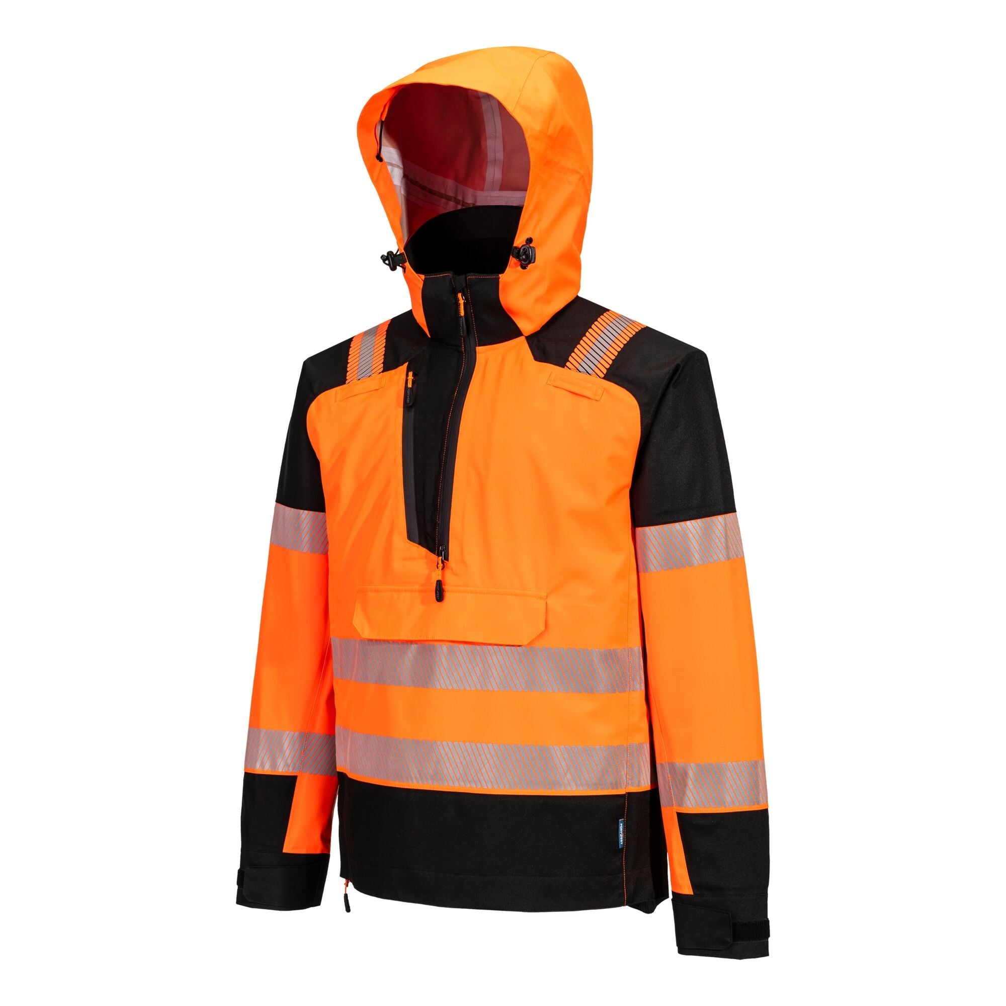 PW3 Hi-Vis Regenjas (3L) T161 - Oranje/Zwart - opname 2