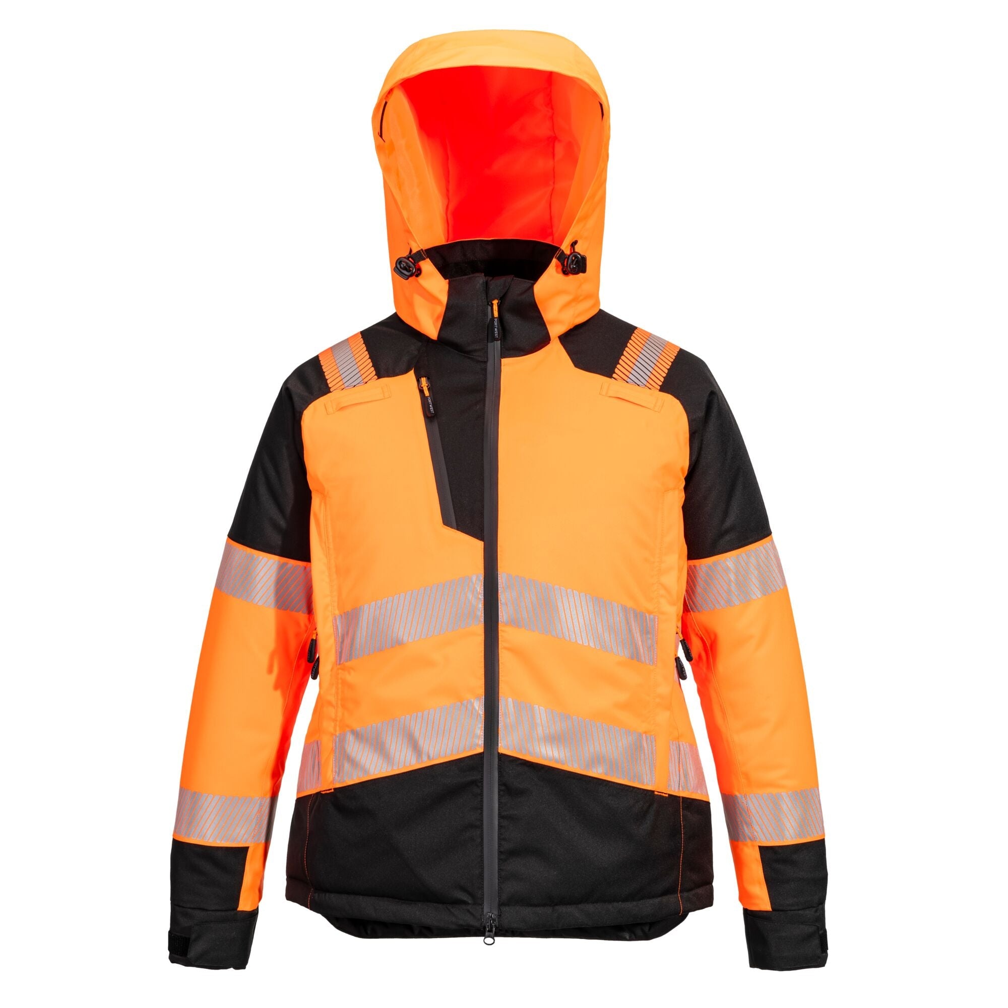 PW3 Dames Winterjack - Oranje/Zwart
