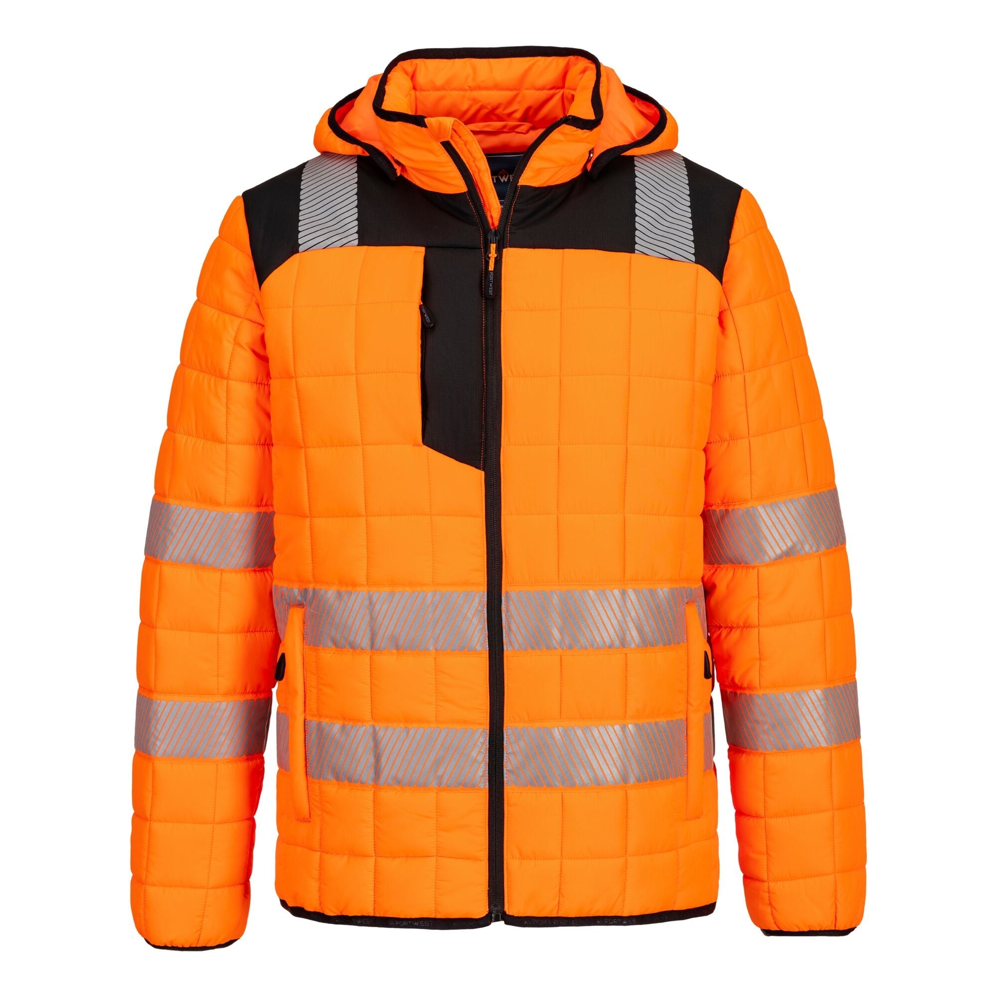 PW3 Hi-Vis Square Baffle Jack - Oranje/Zwart