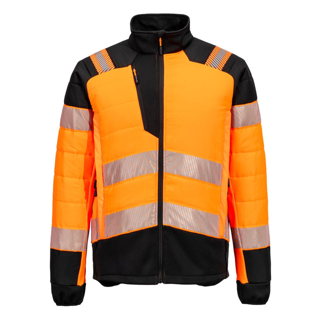 PW3 Hi-Vis Hybride Baffle Jack - Oranje/Zwart