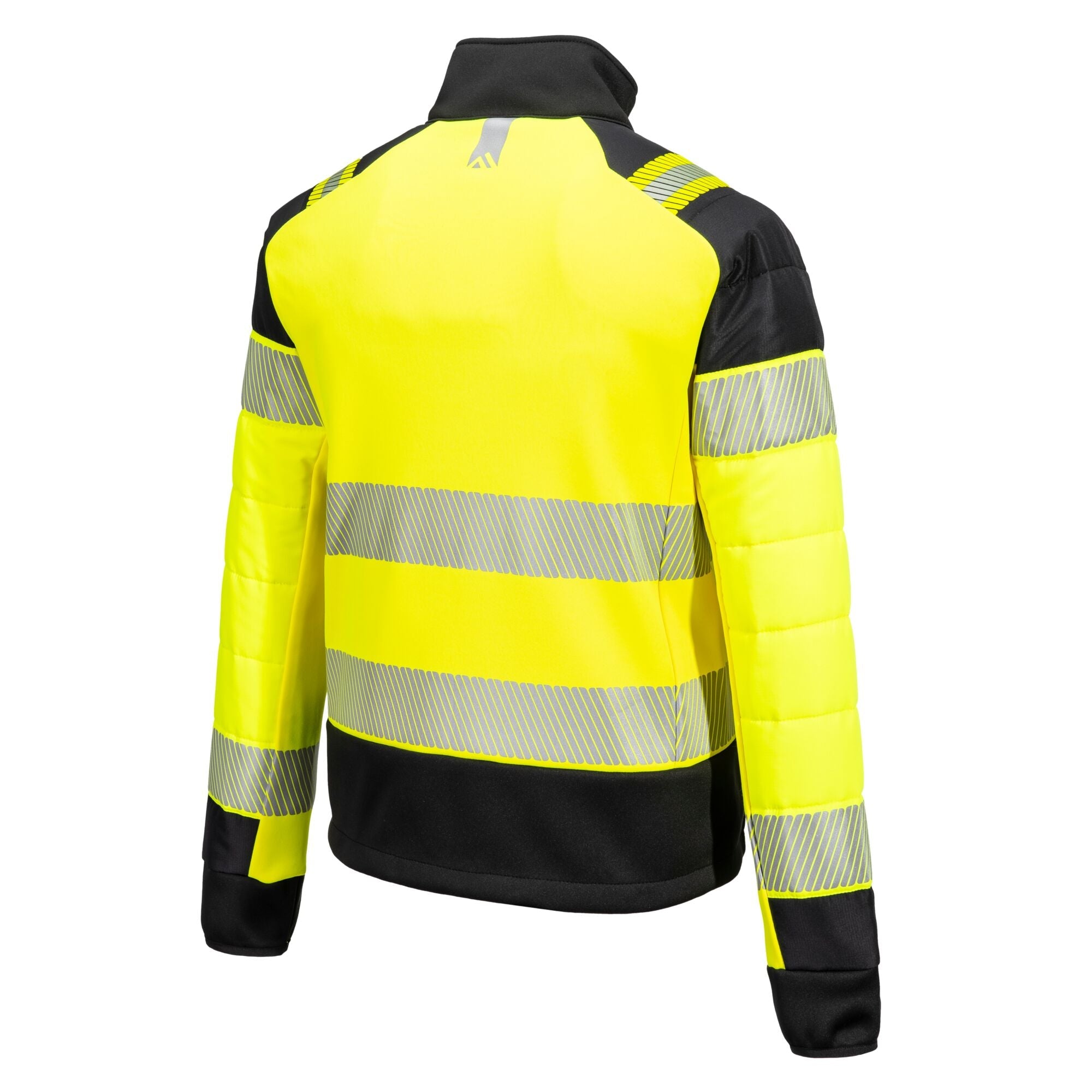 PW3 Hi-Vis Hybride Baffle Jack voor Dames - Geel/Zwart - opname 3