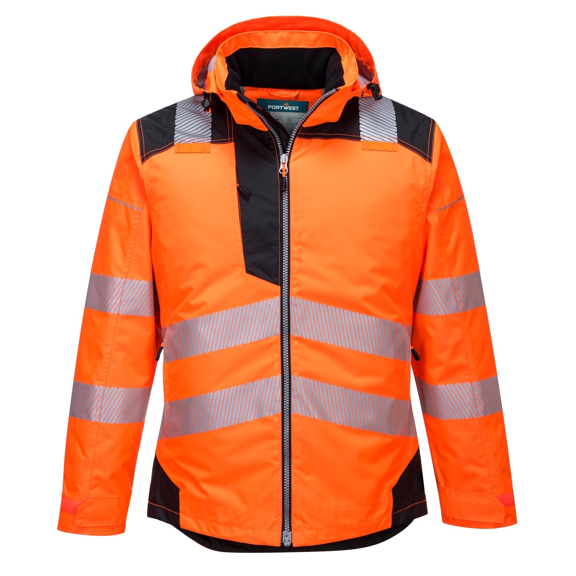 PW3 Hi-Vis Winterjack - Oranje/Zwart
